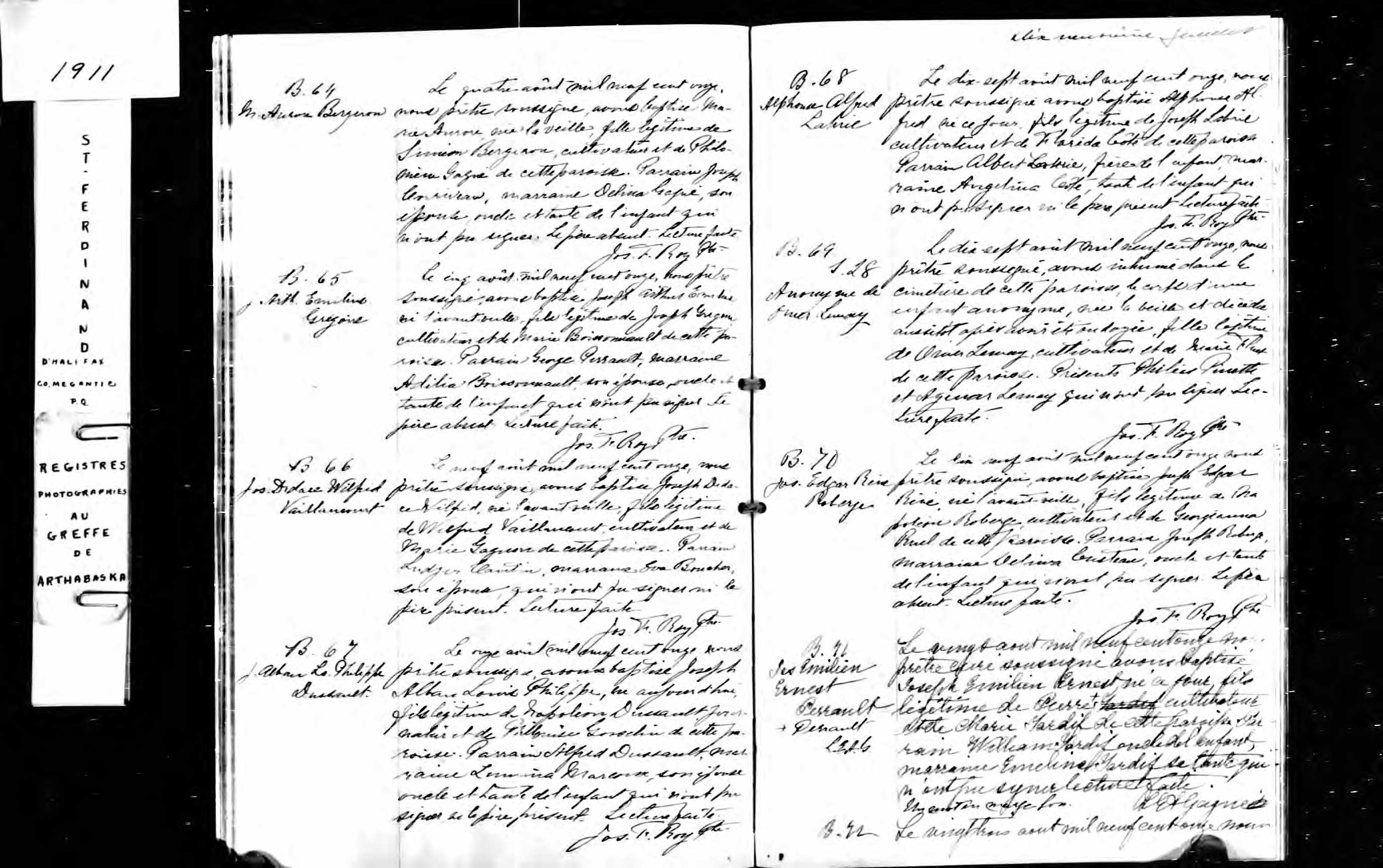 Acte de baptême