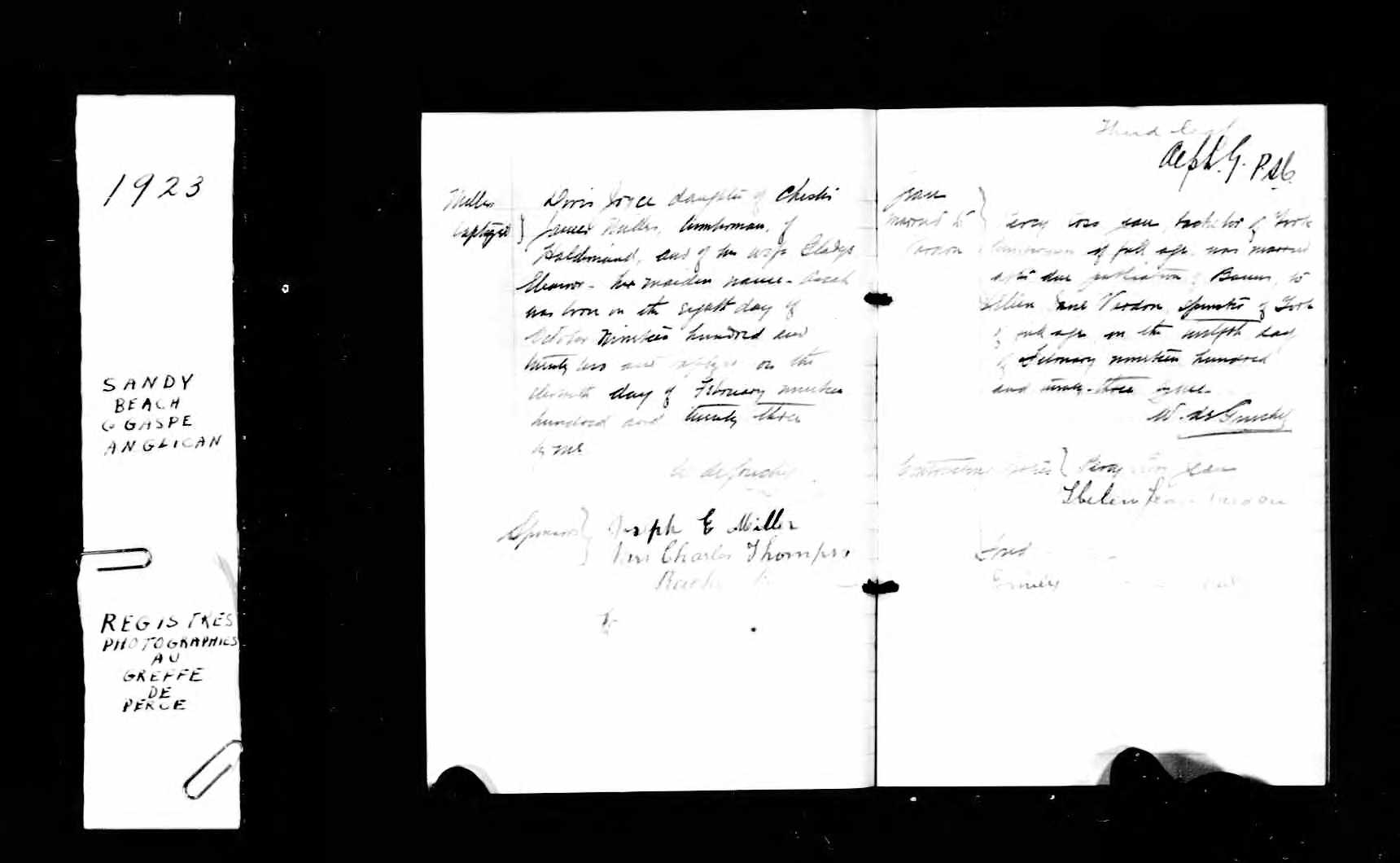 Acte de baptême