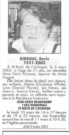 Nécrologie