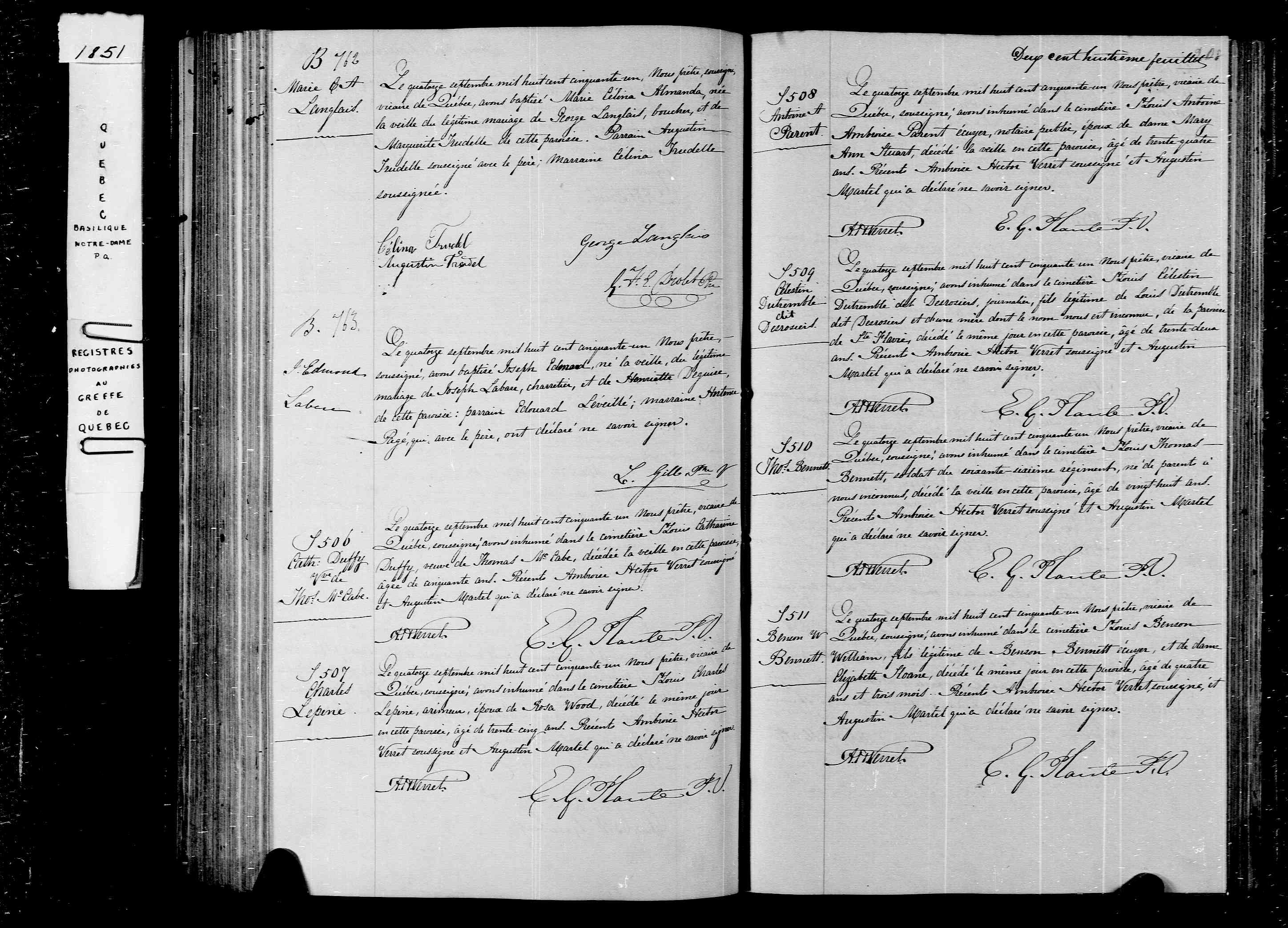 Acte de baptême Acte de baptême