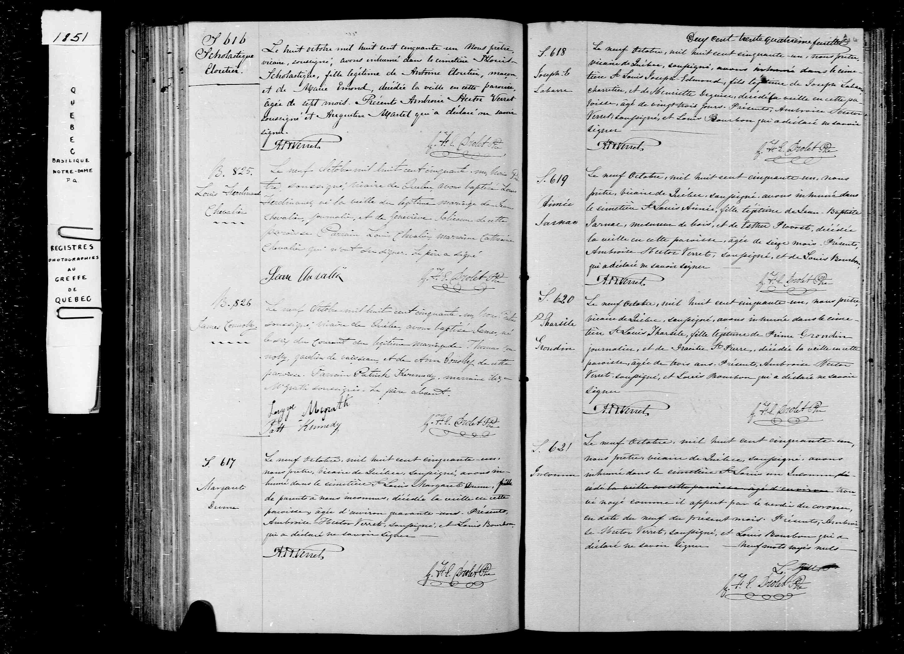 Acte de sépulture Acte de sépulture