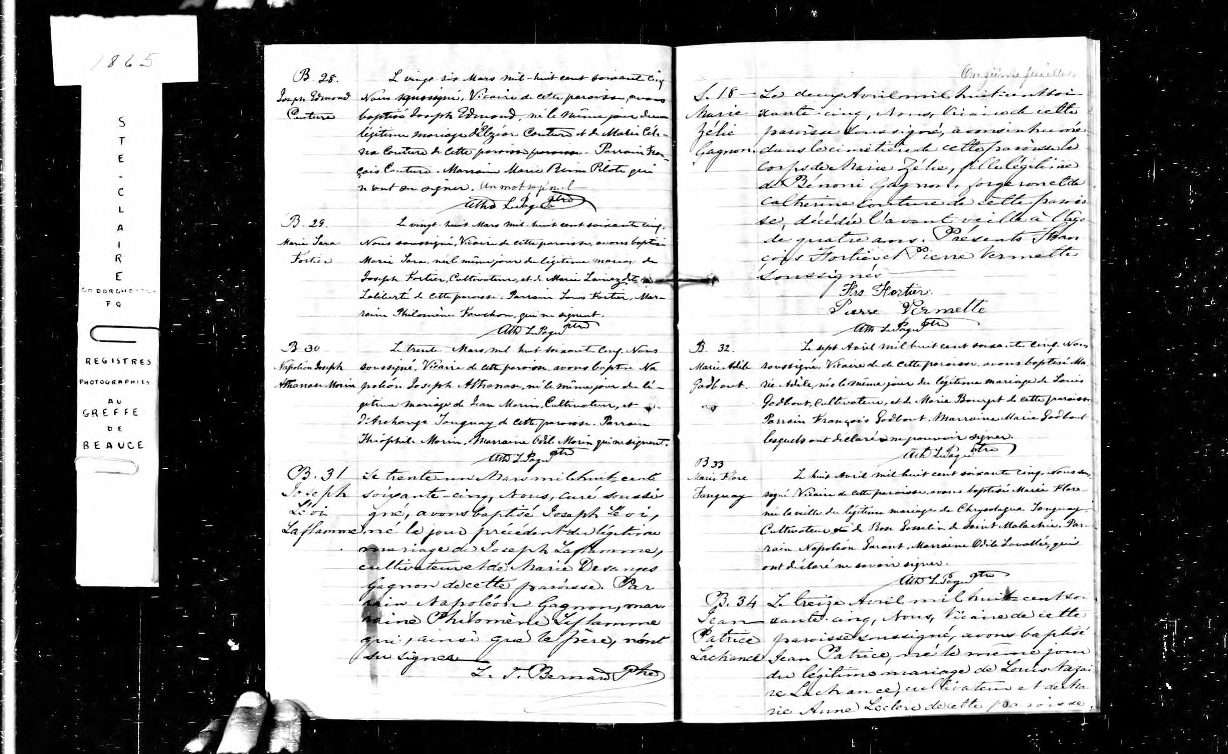 Acte de baptême