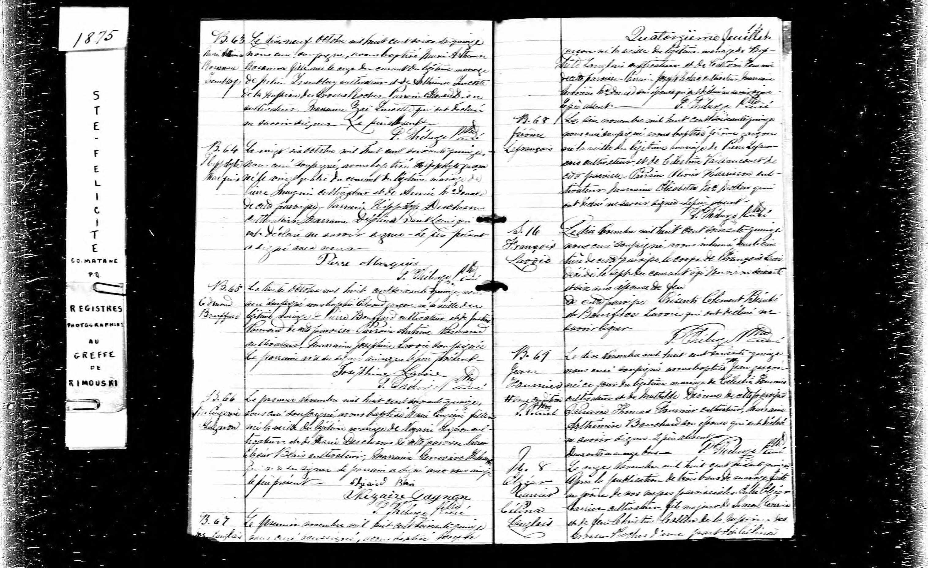 Acte de baptême