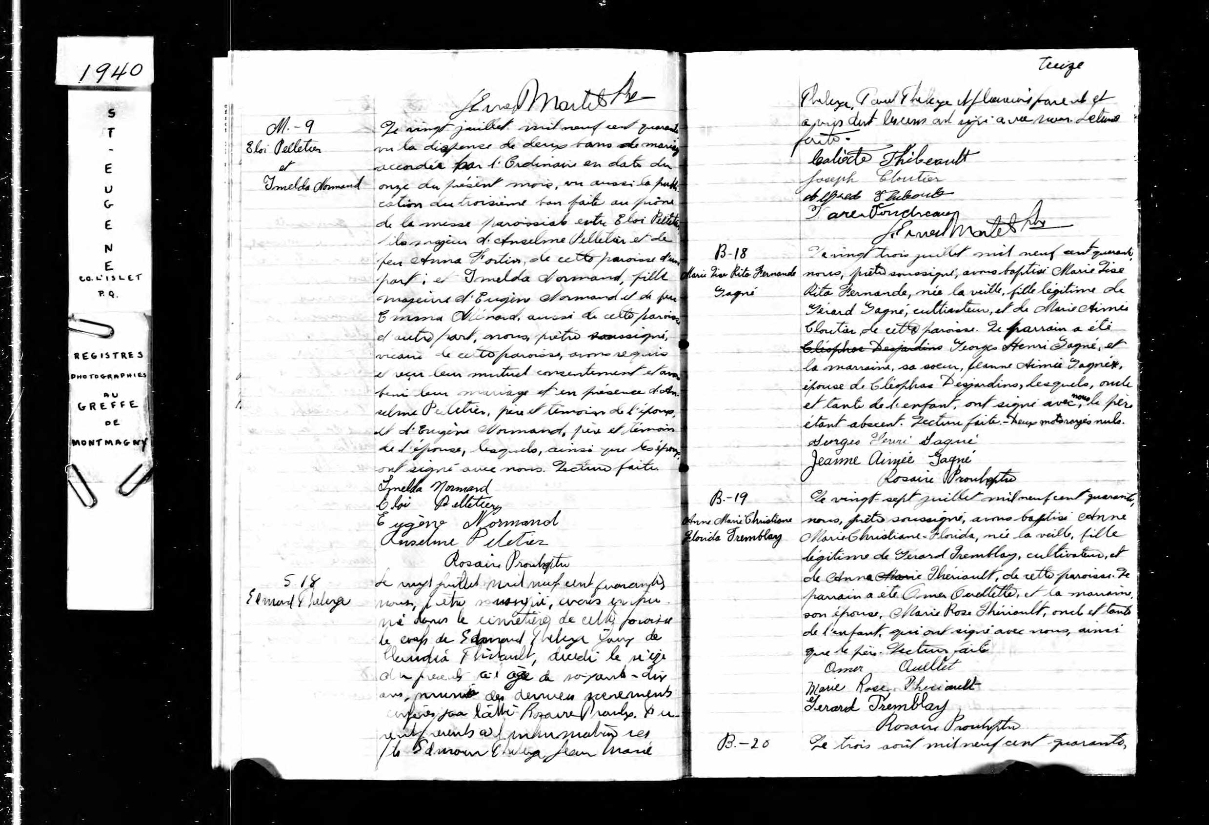 Acte de sépulture
