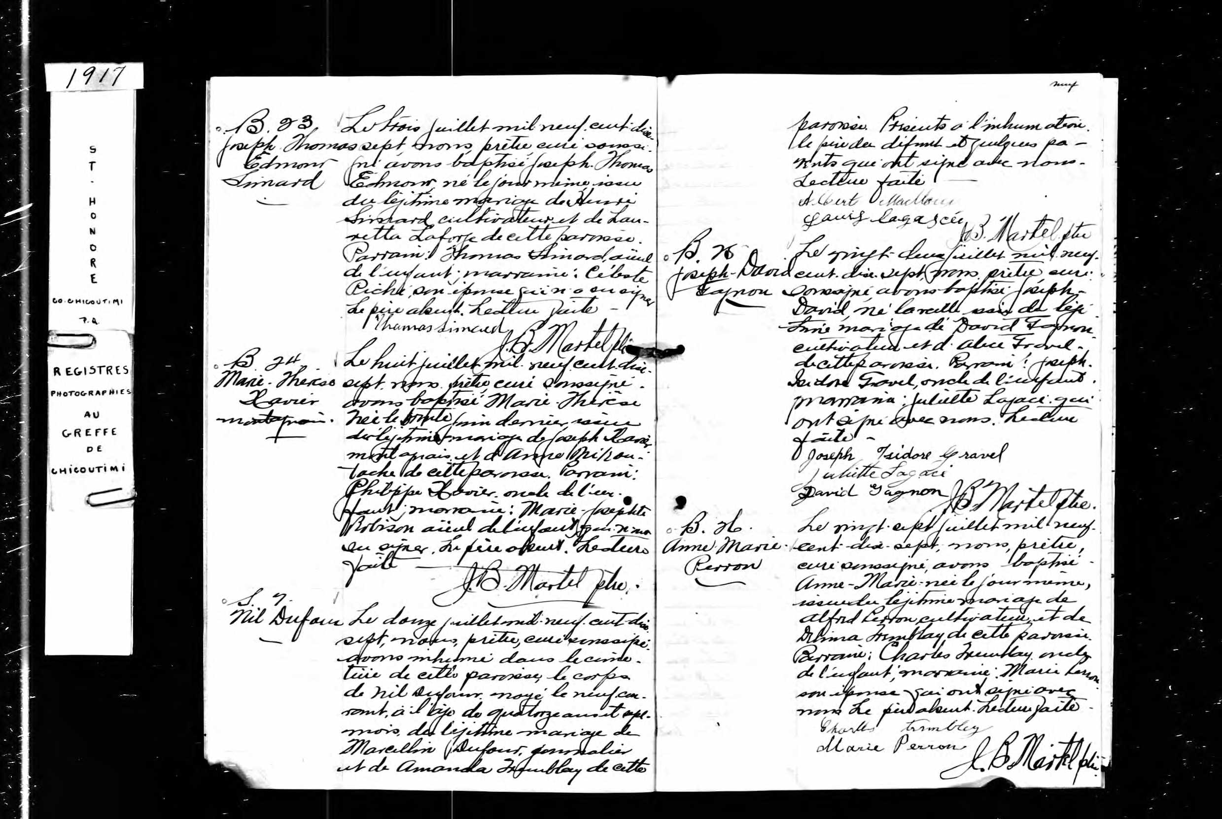 Acte de baptême