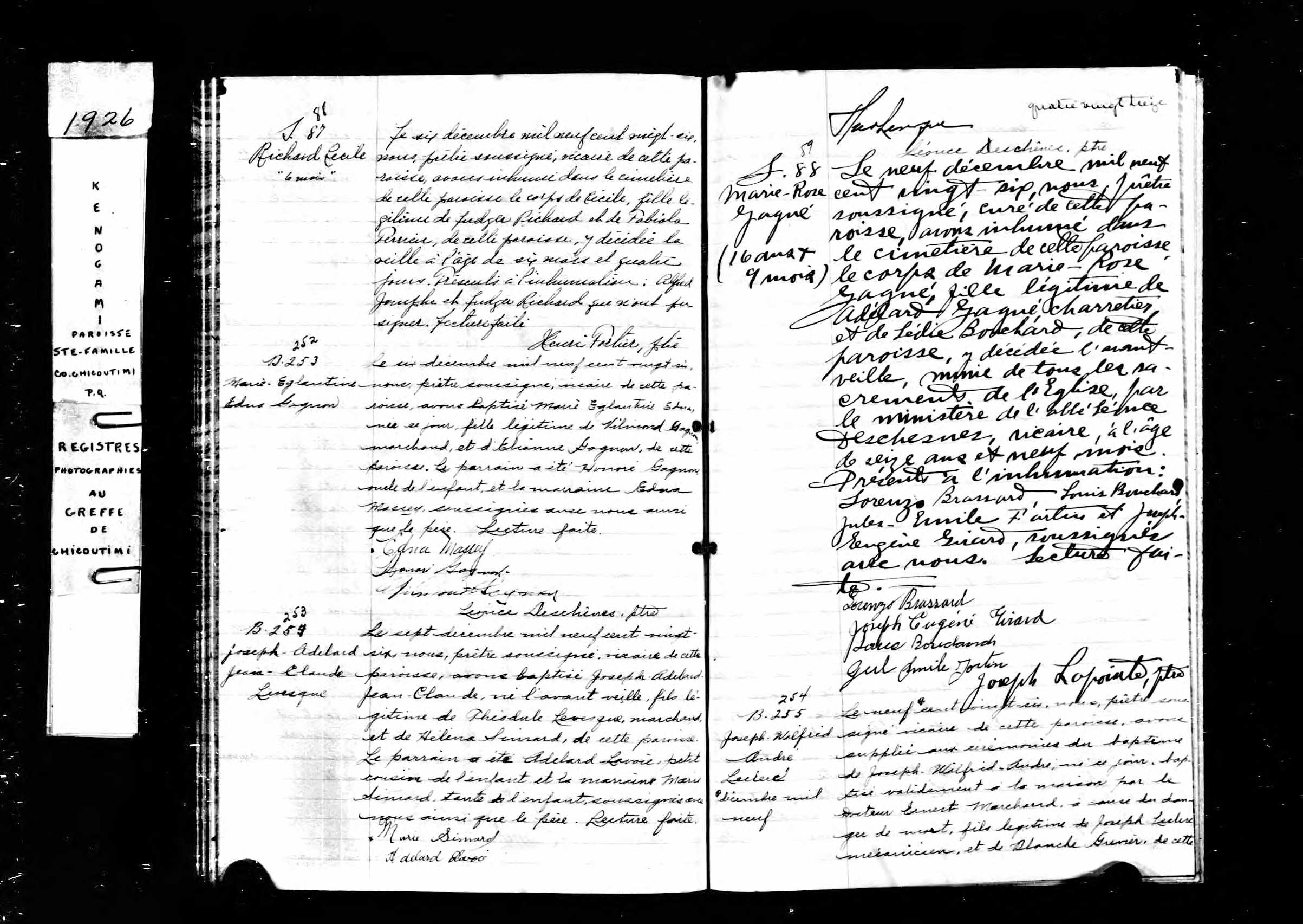 Acte de baptême