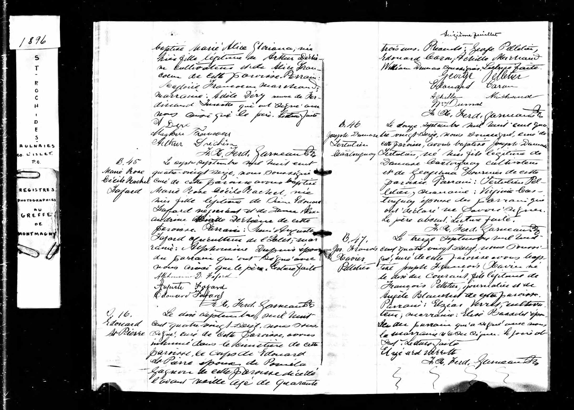 Acte de sépulture