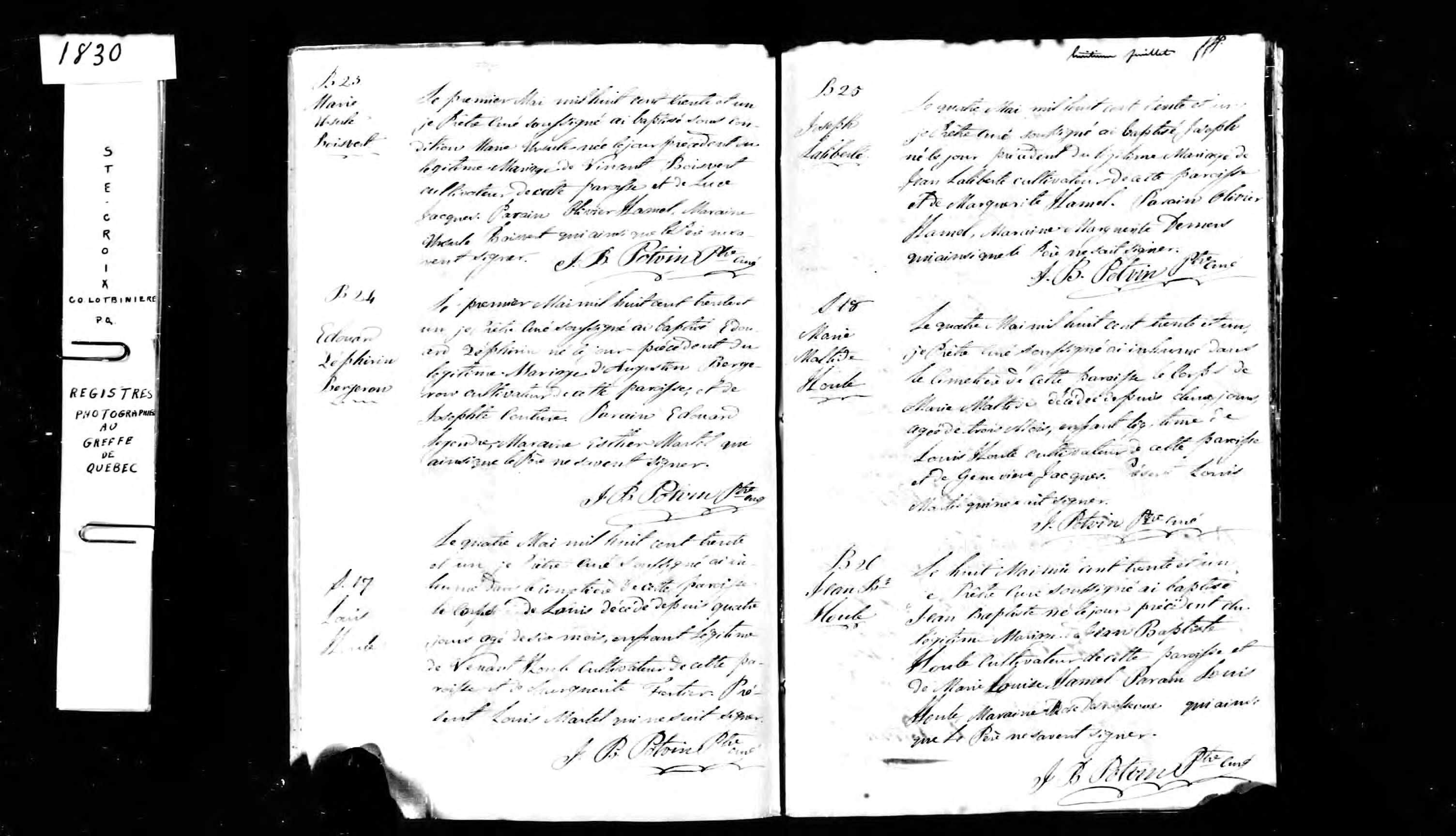 Acte de baptême