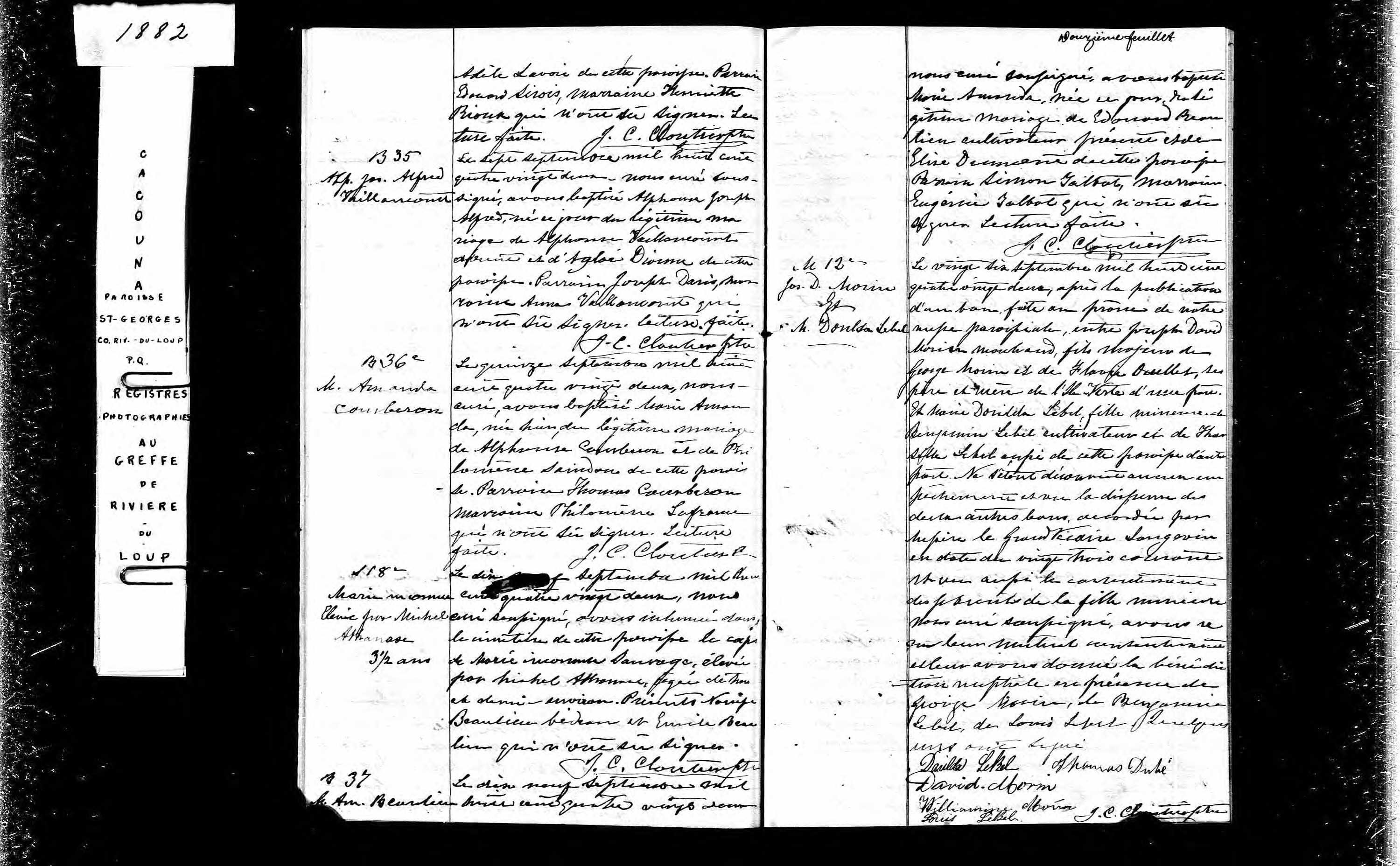 Acte de baptême Acte de baptême