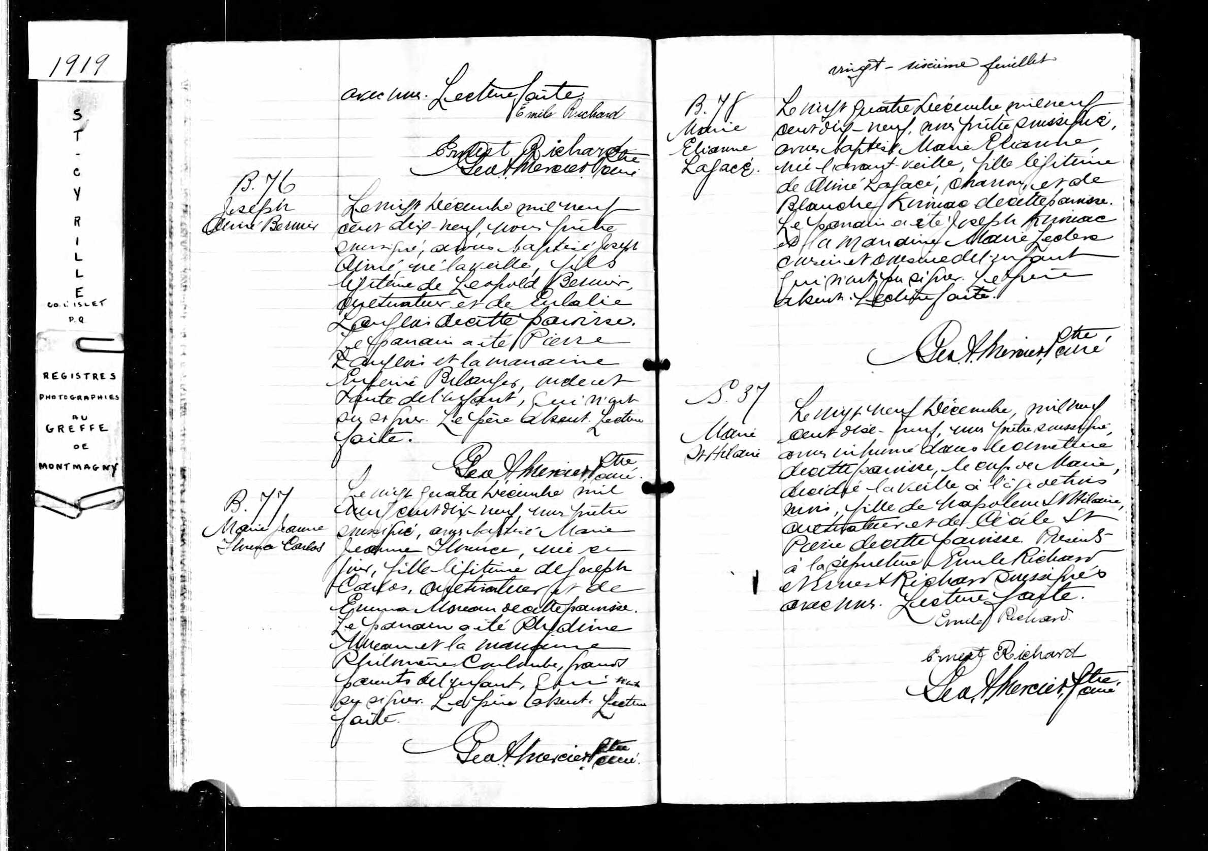 Acte de baptême