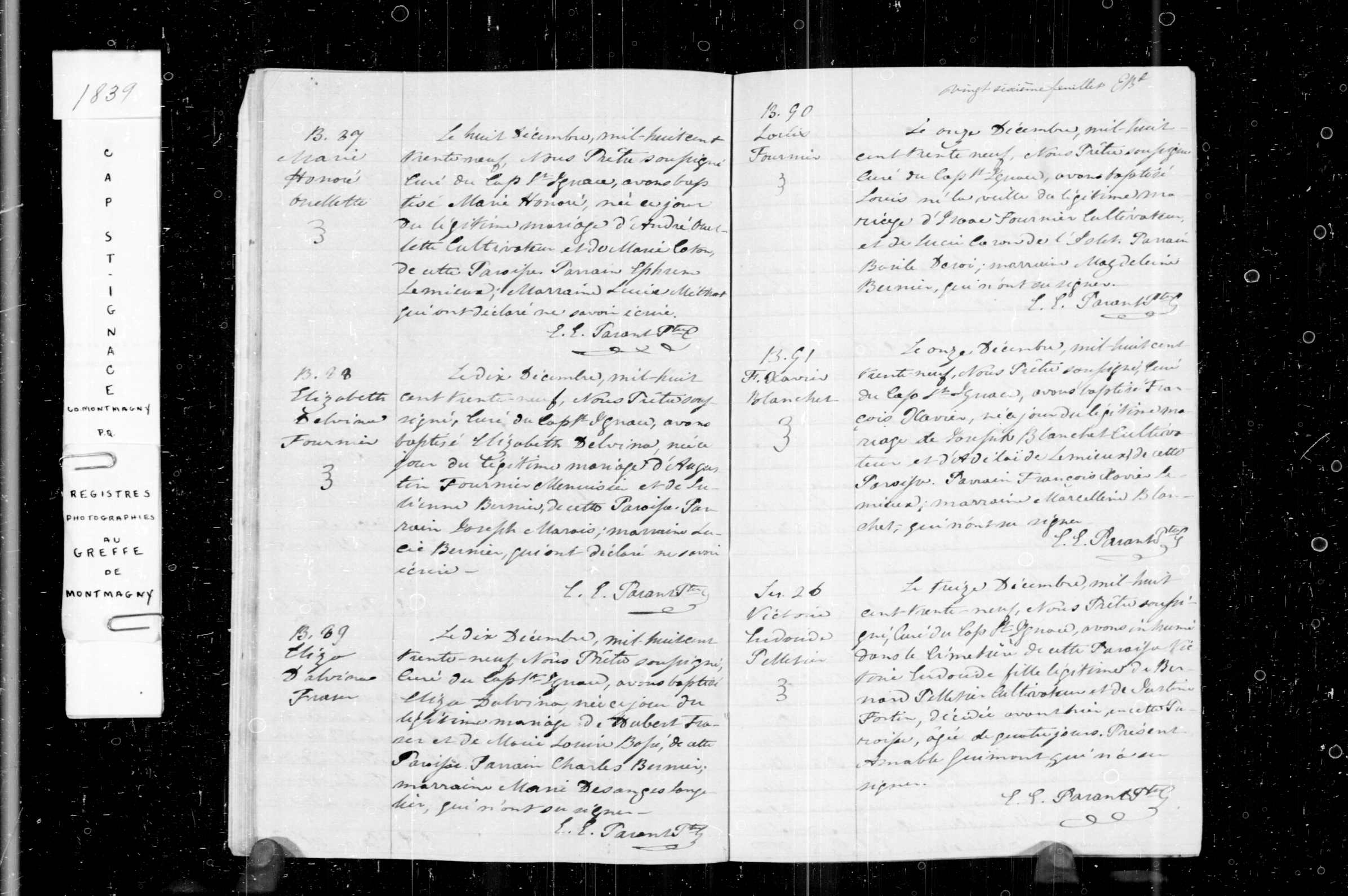 Acte de baptême Acte de baptême