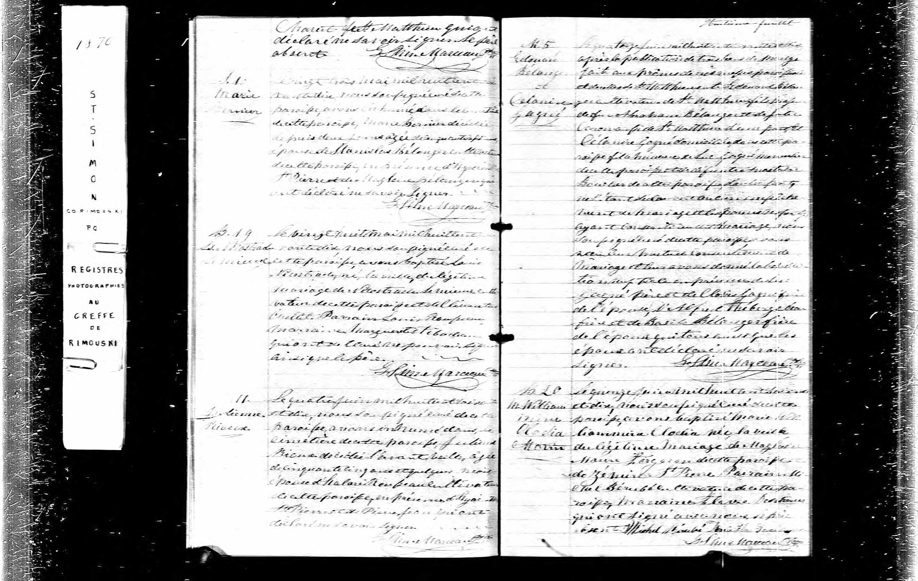 Acte de sépulture
