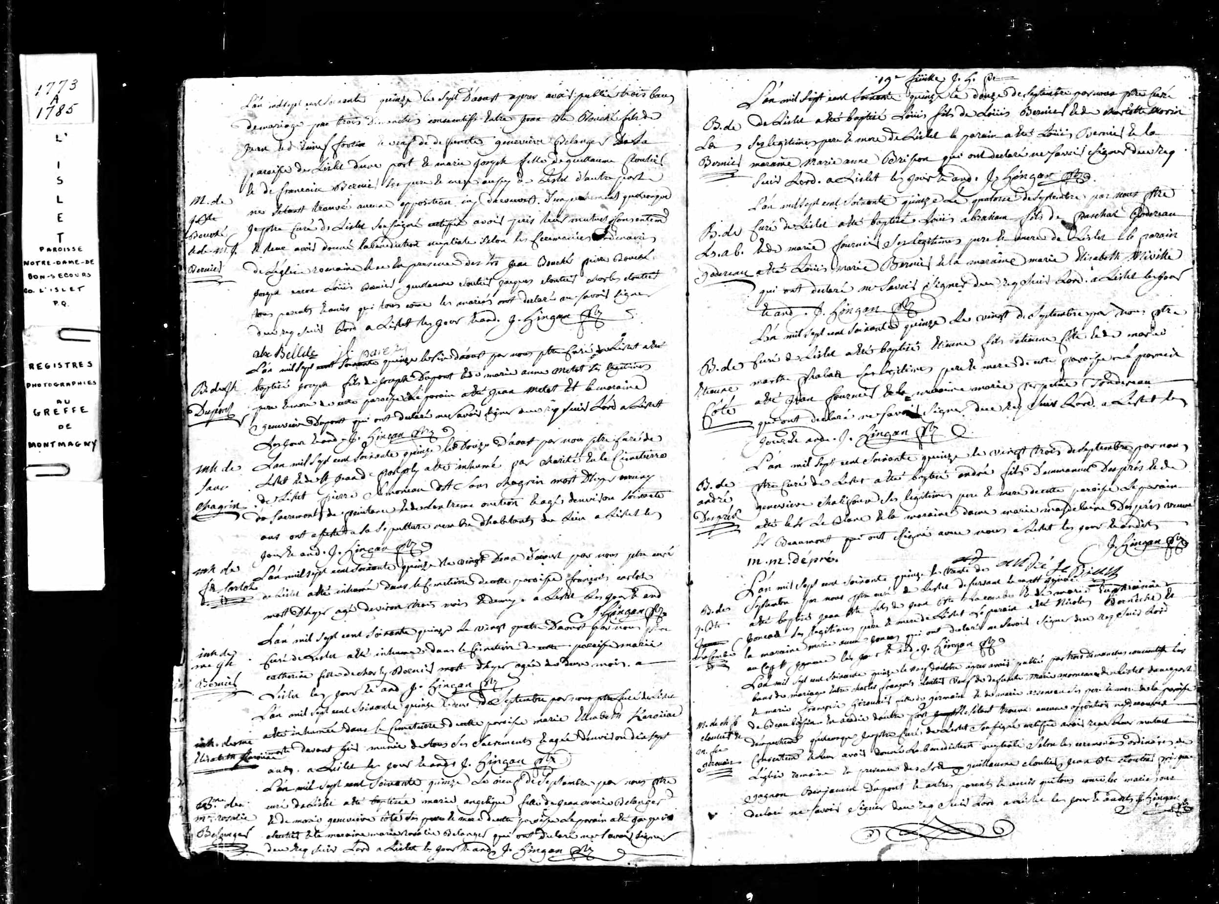 Acte de sépulture