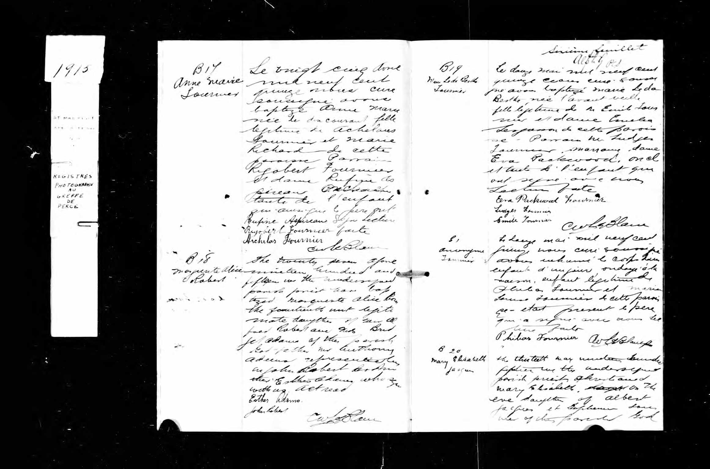 Acte de baptême
