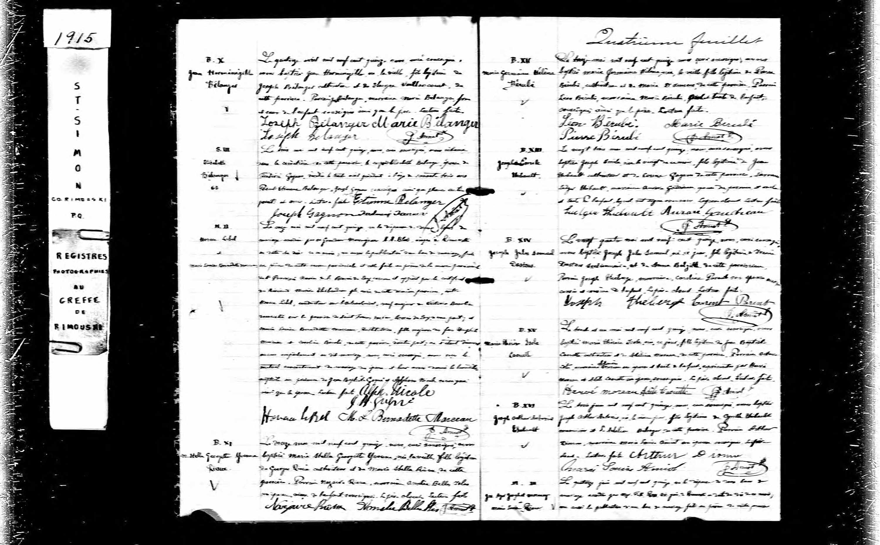 Acte de sépulture
