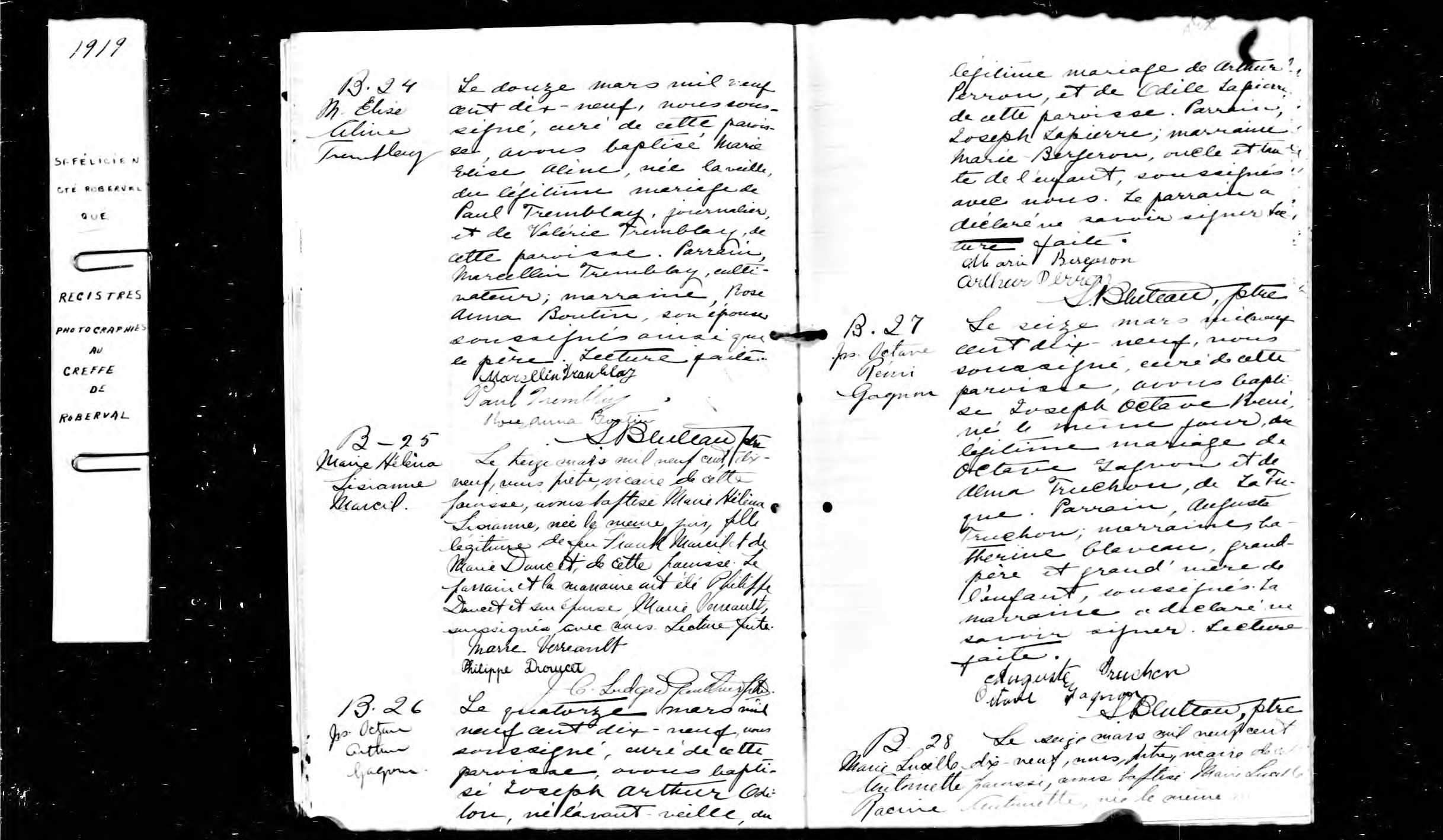 Acte de baptême