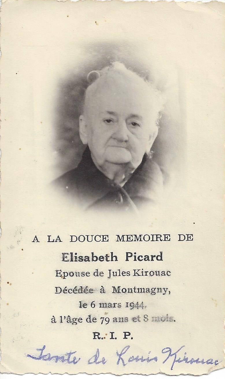 Carte mortuaire