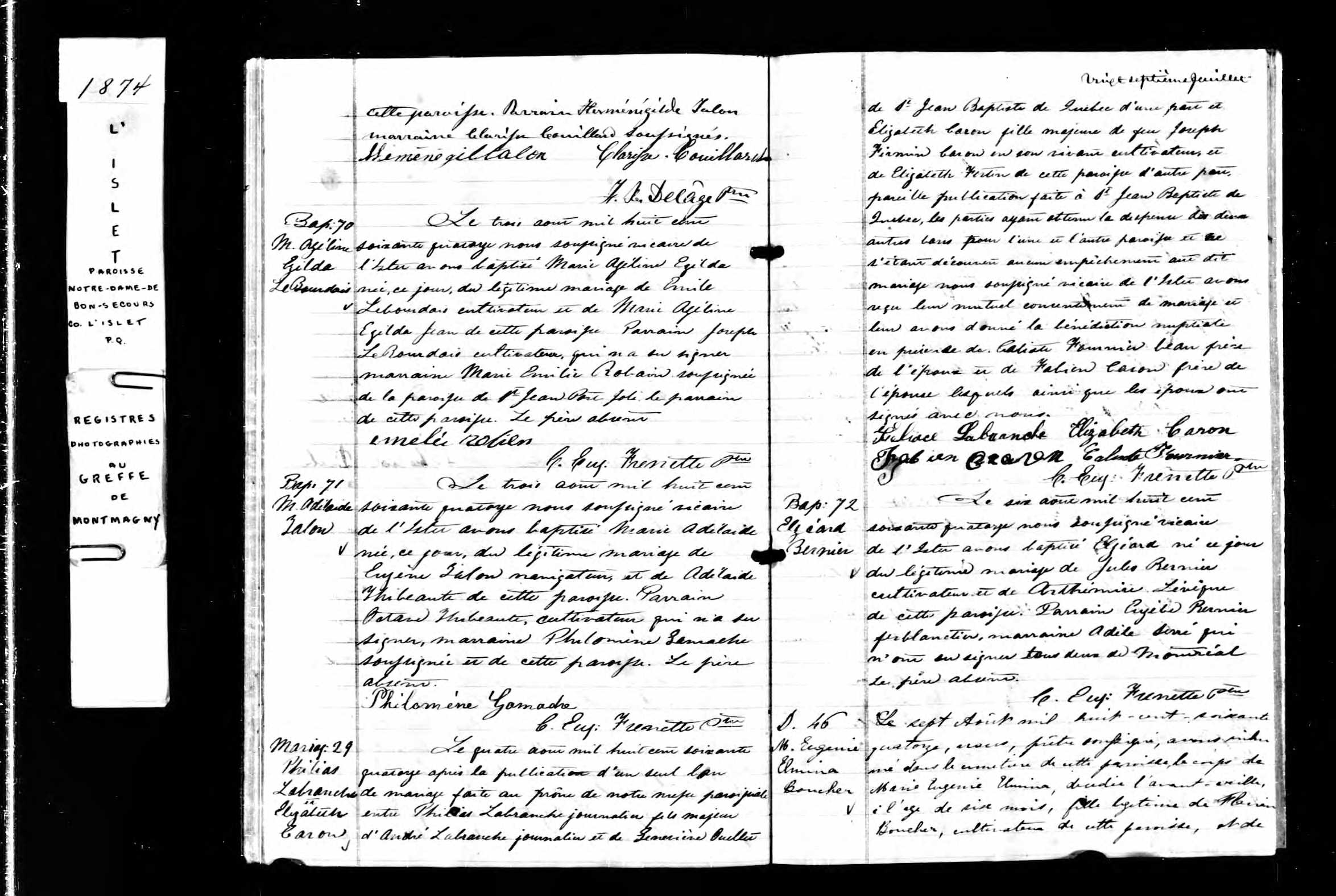  Acte de sépulture