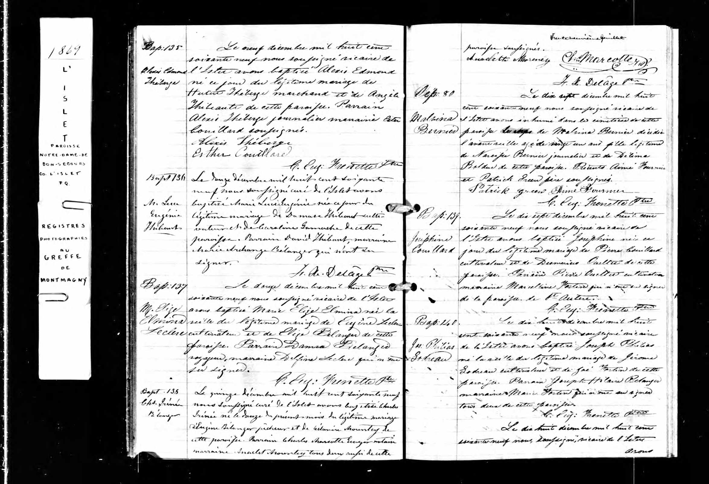 Acte de baptême Acte de baptême
