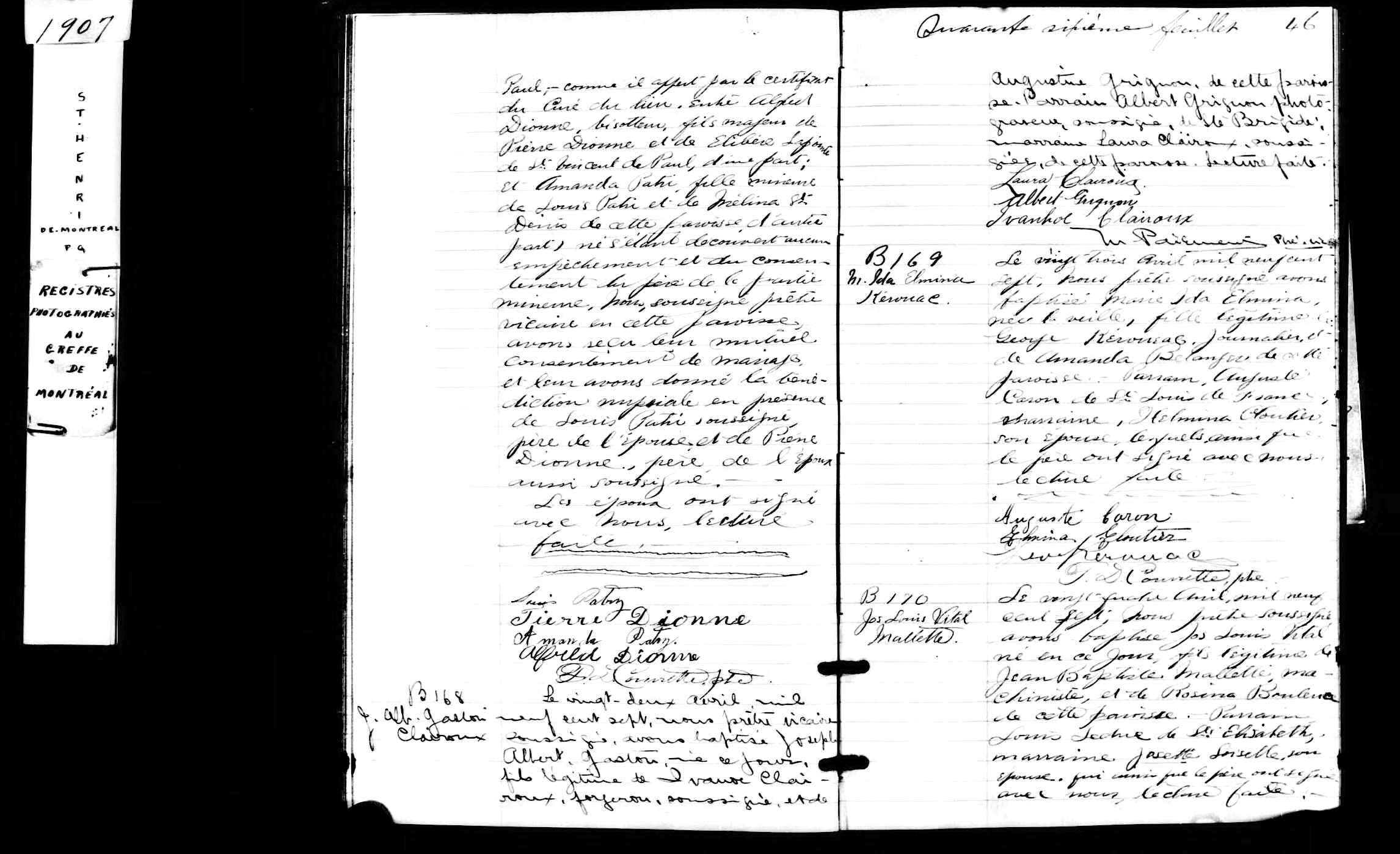 Acte de baptême