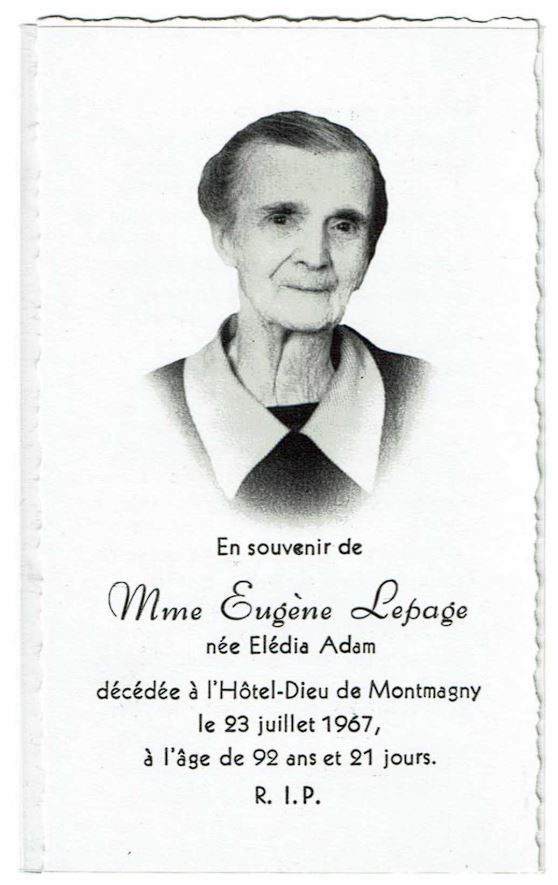 Carte mortuaire