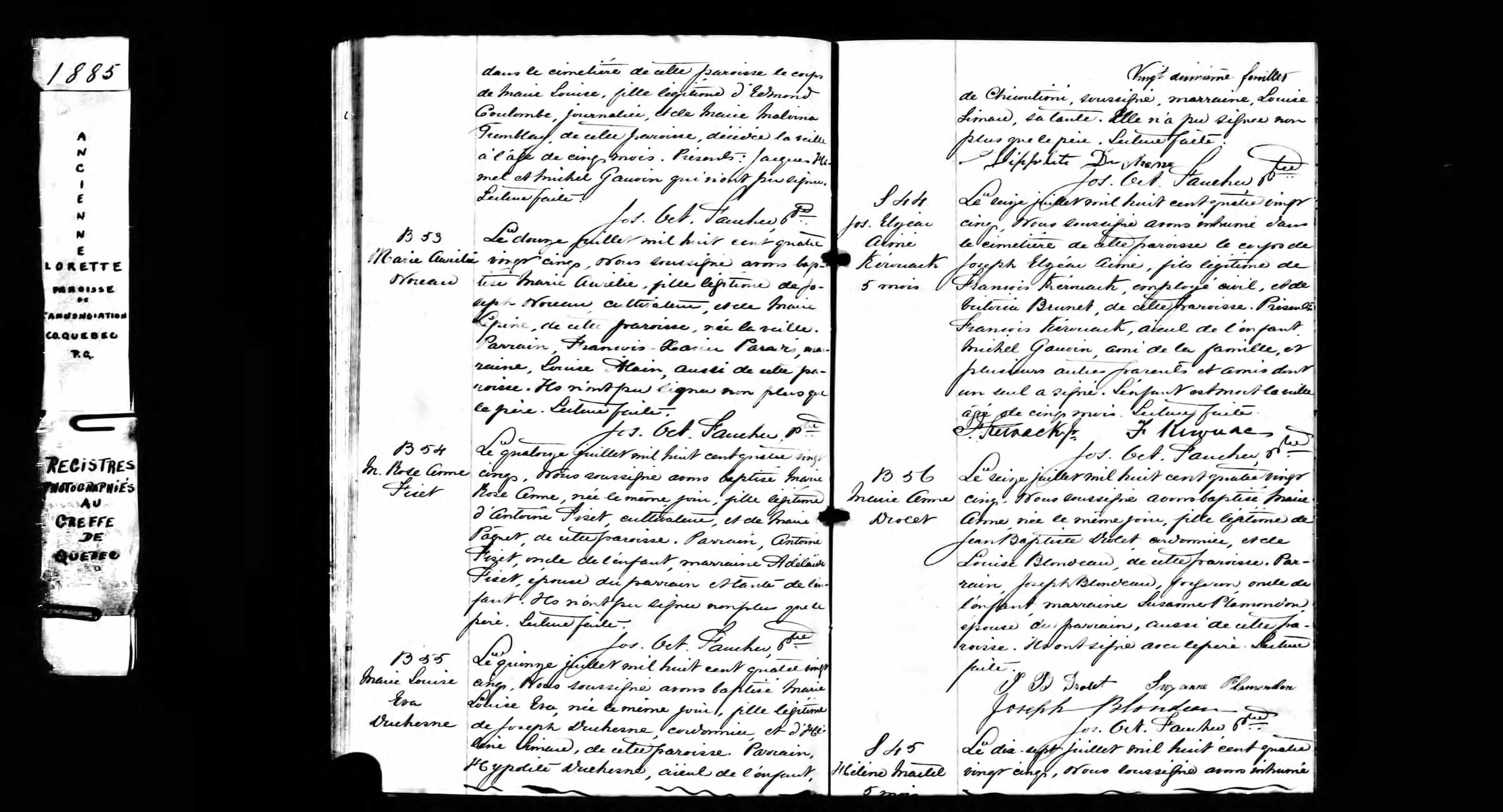 Acte de sépulture