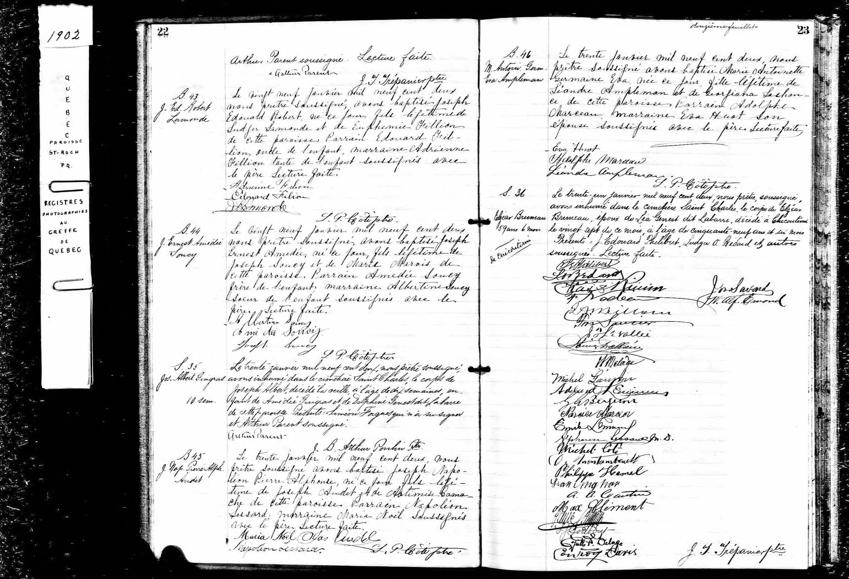 Acte de sépulture