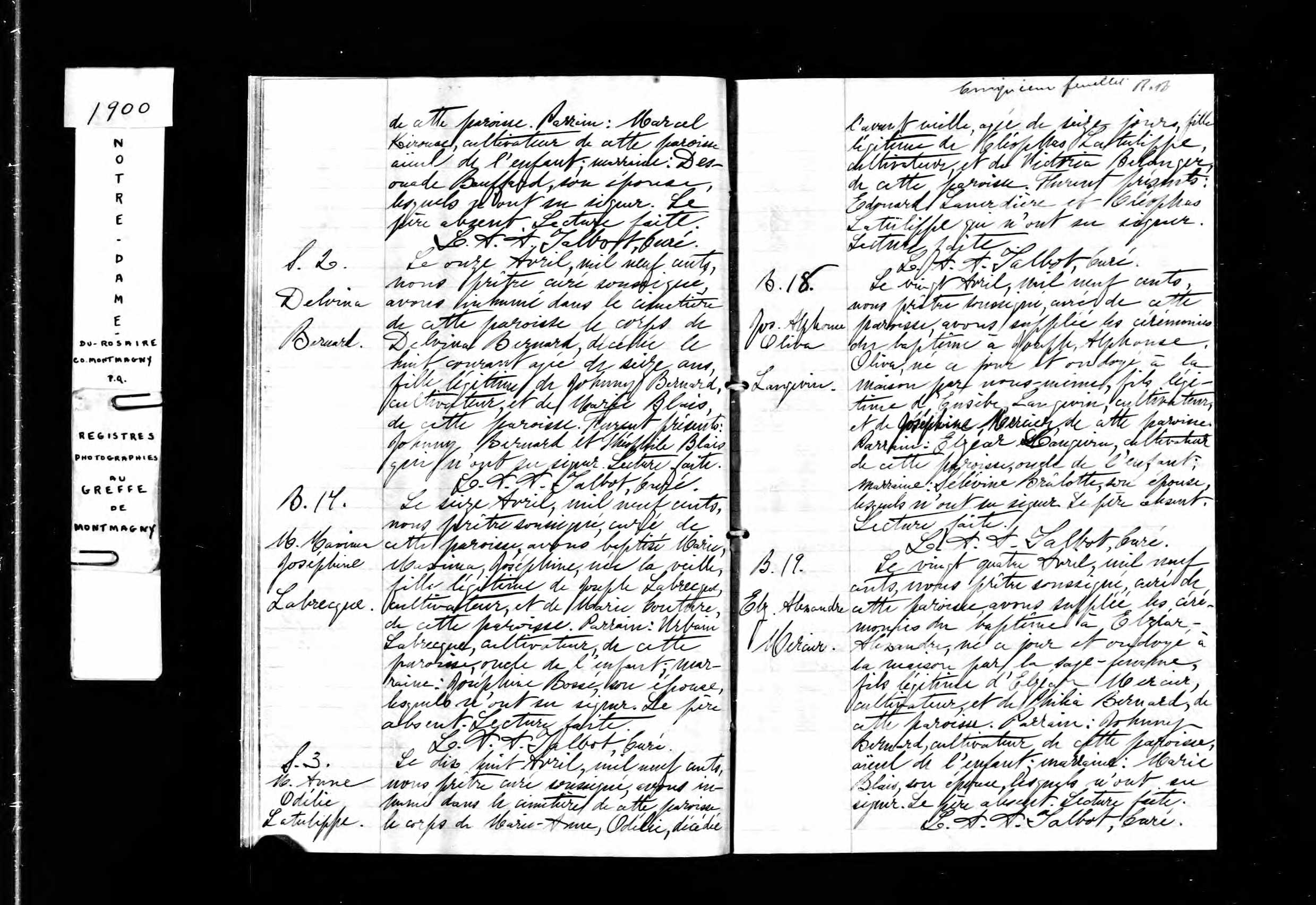 Acte de baptême