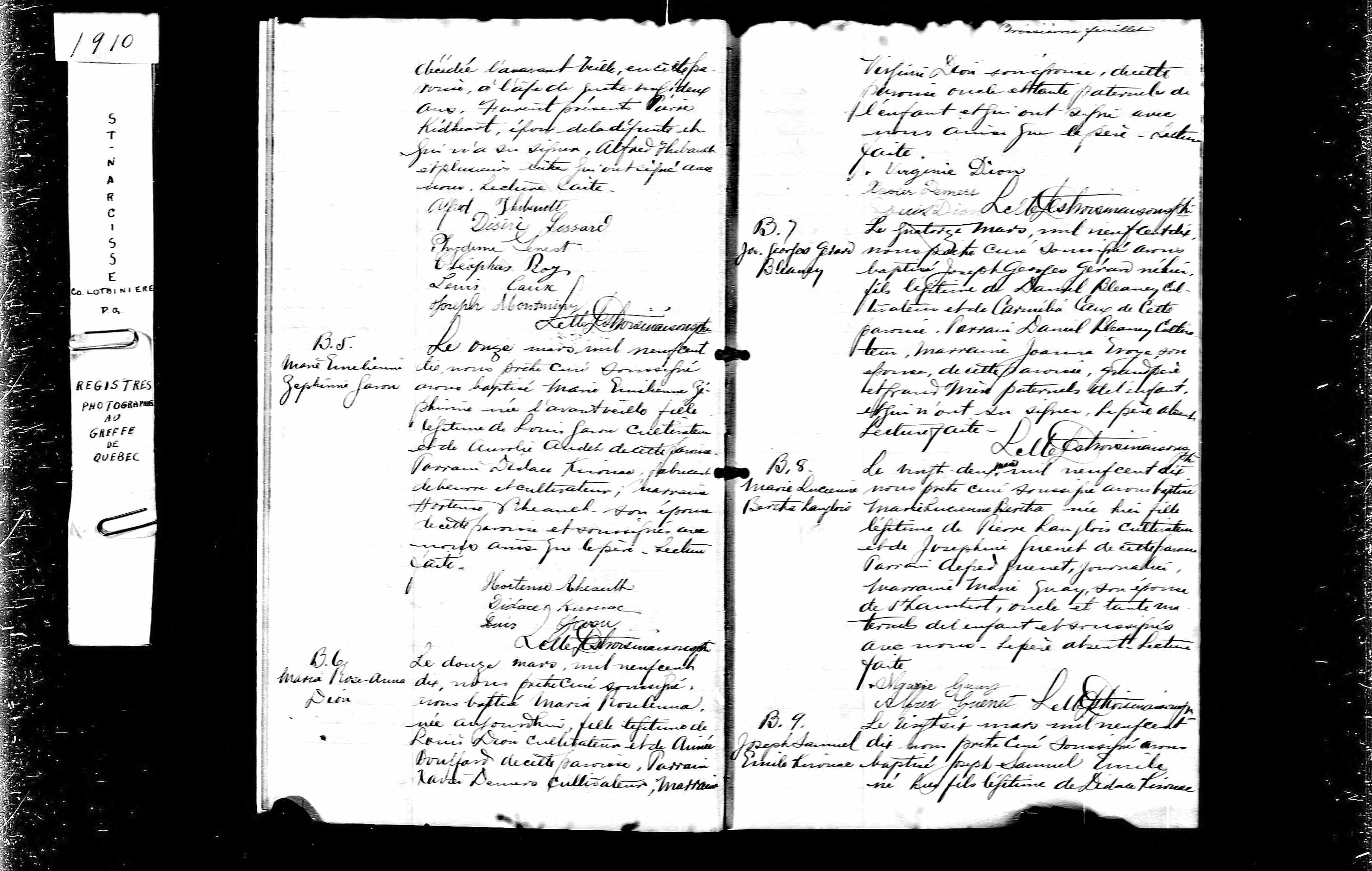 Acte de baptême