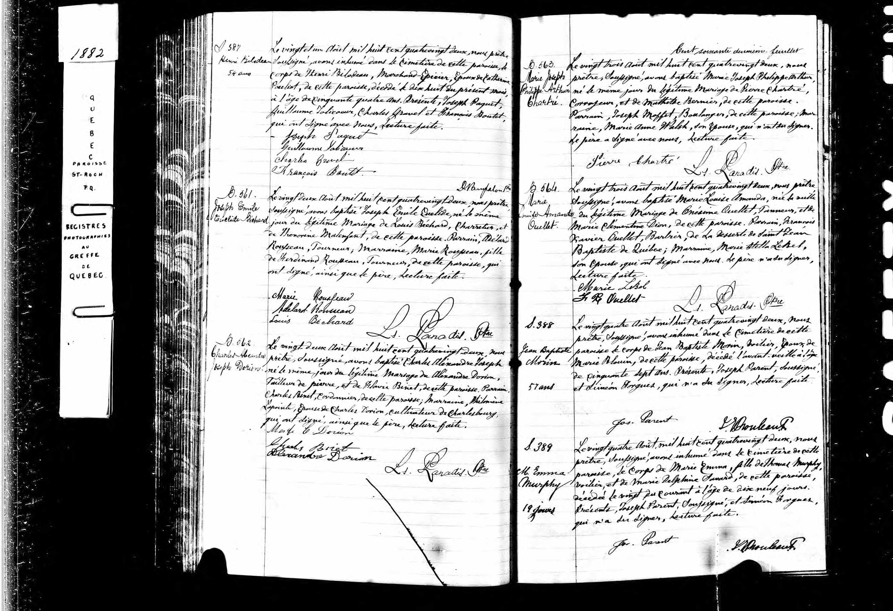 Acte de baptême Acte de baptême