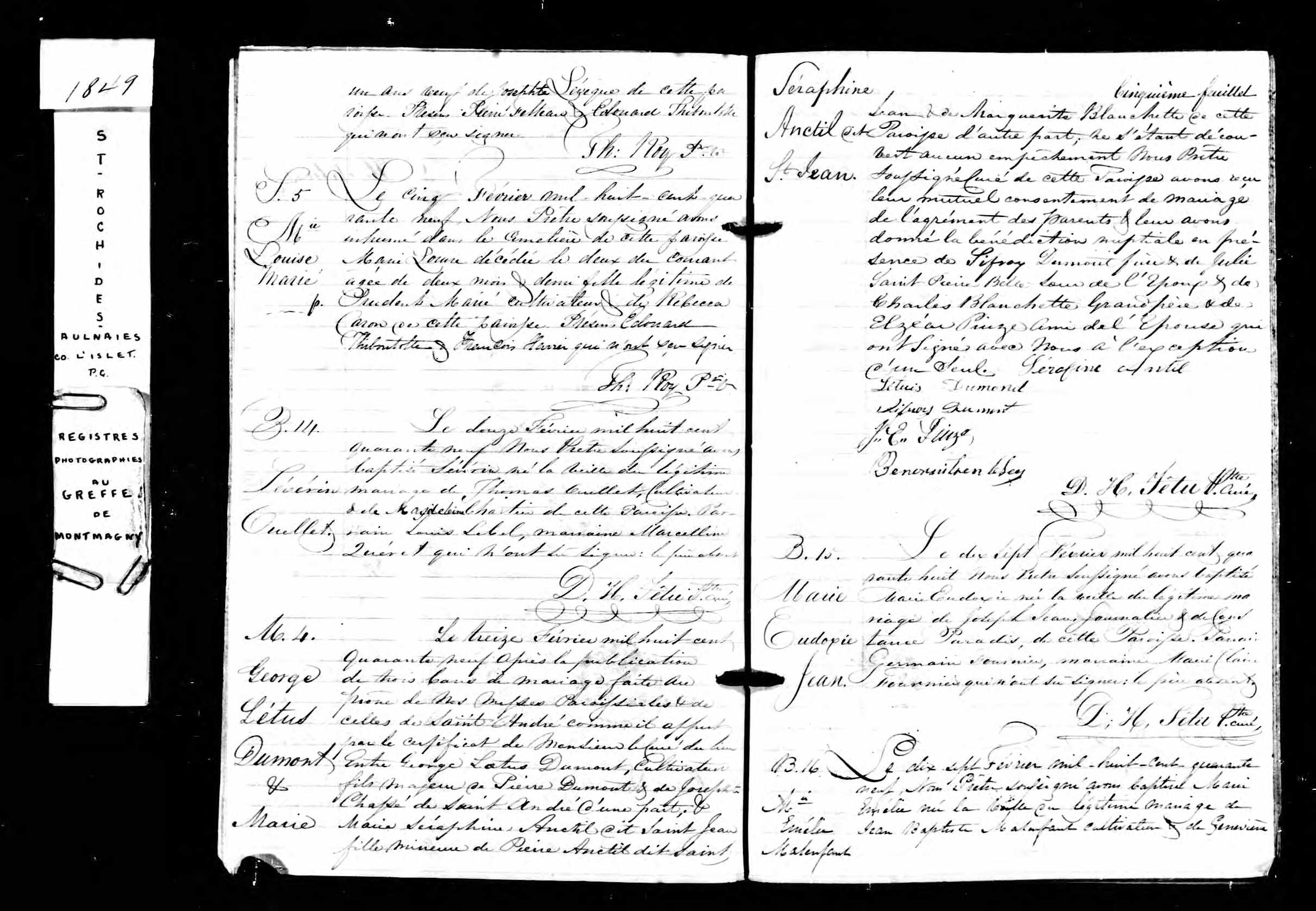 Acte de baptême Acte de baptême