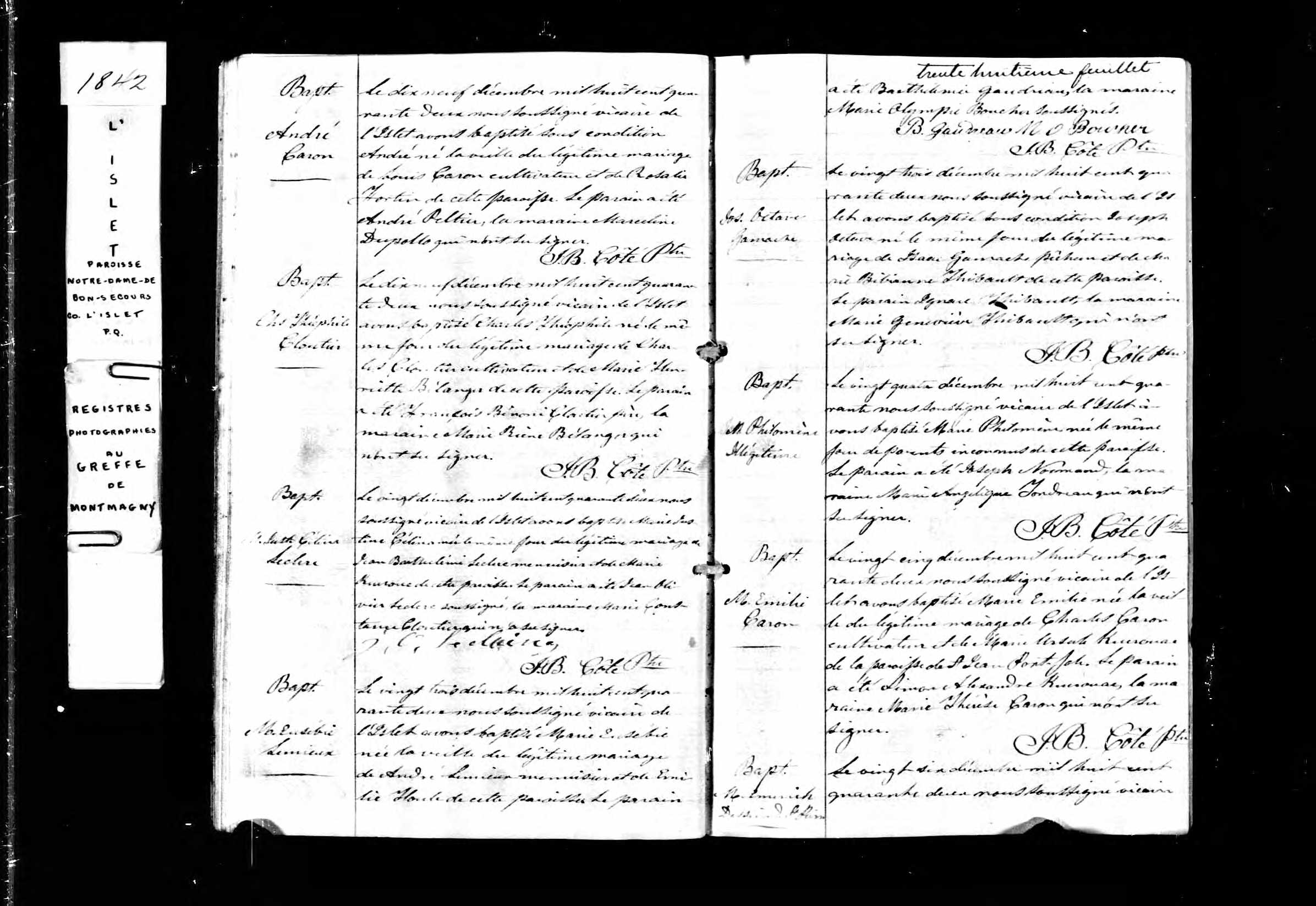 Acte de baptême