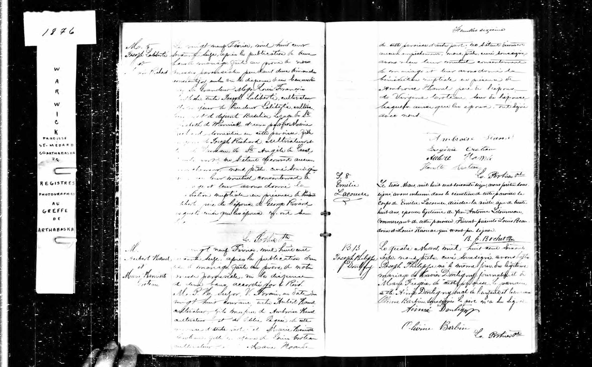 Acte de sépulture