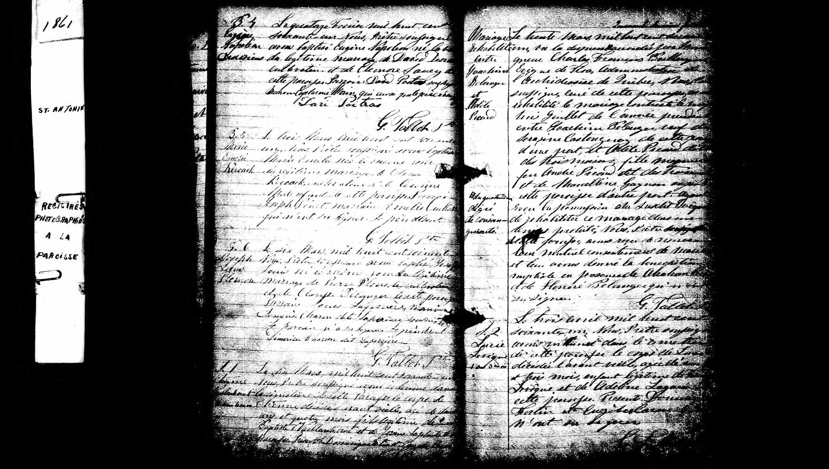 Acte de baptême Acte de baptême
