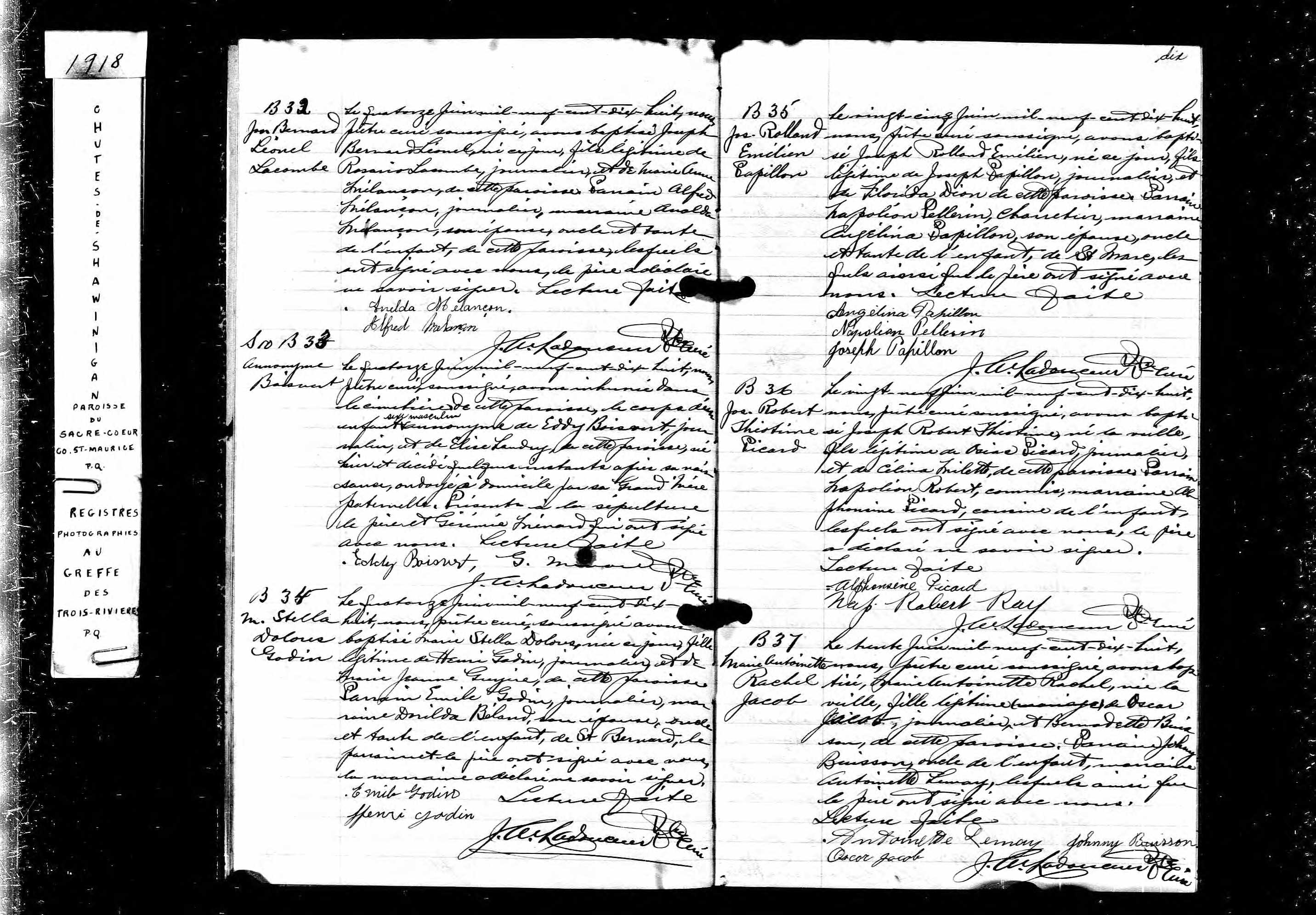 Acte de baptême