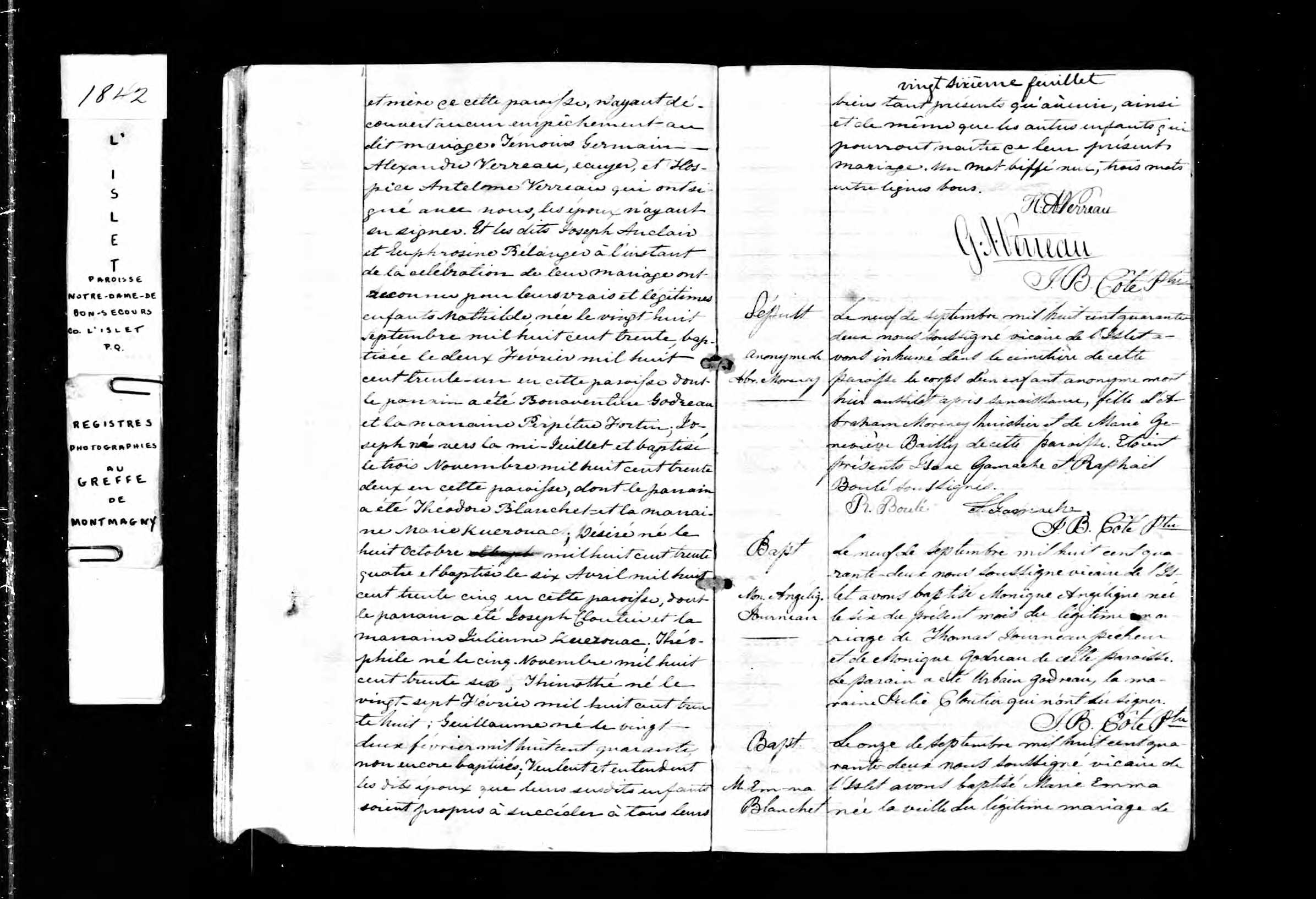 Acte de baptême