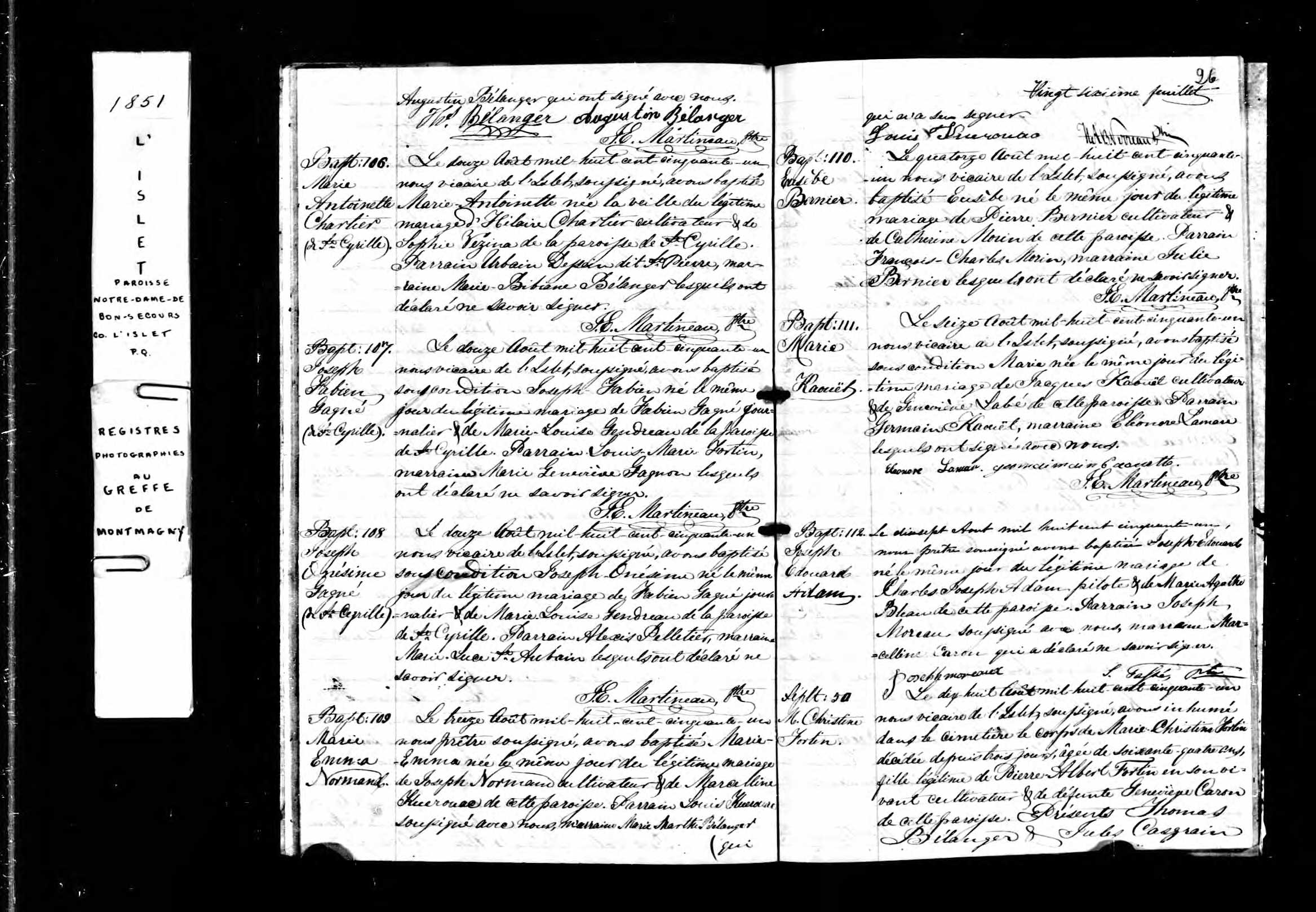 Acte de baptême