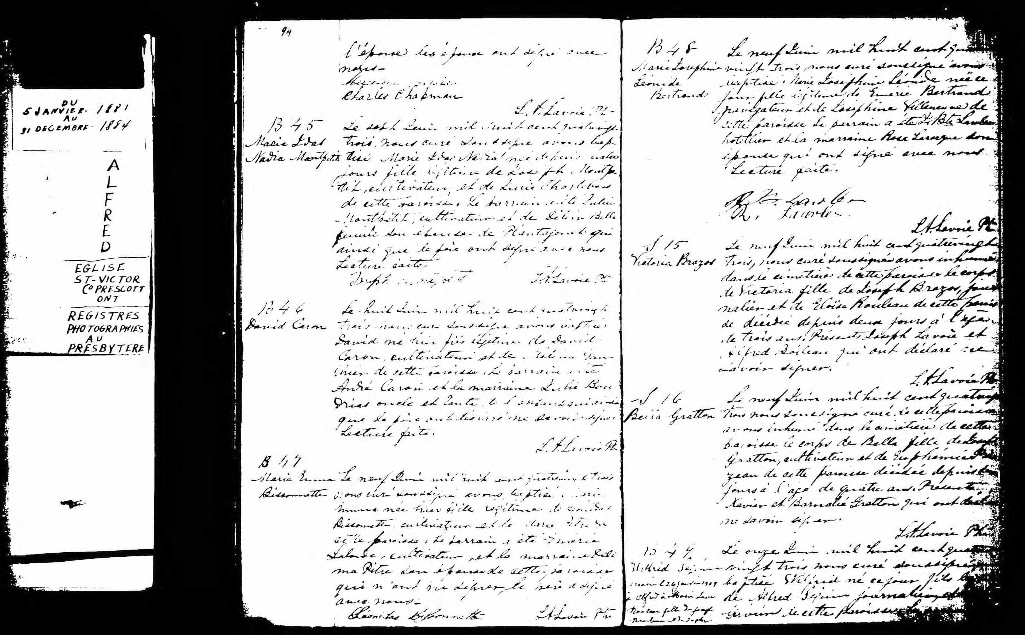 Acte de baptême