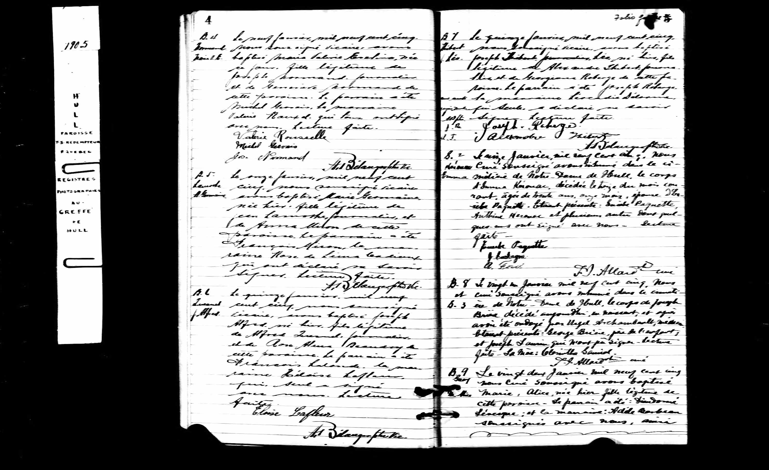 Acte de sépulture