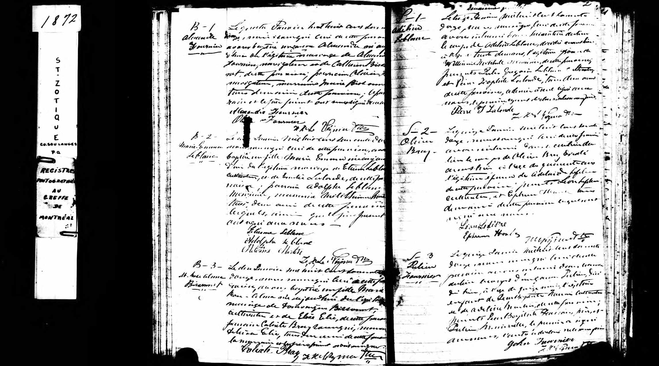 Acte de baptême