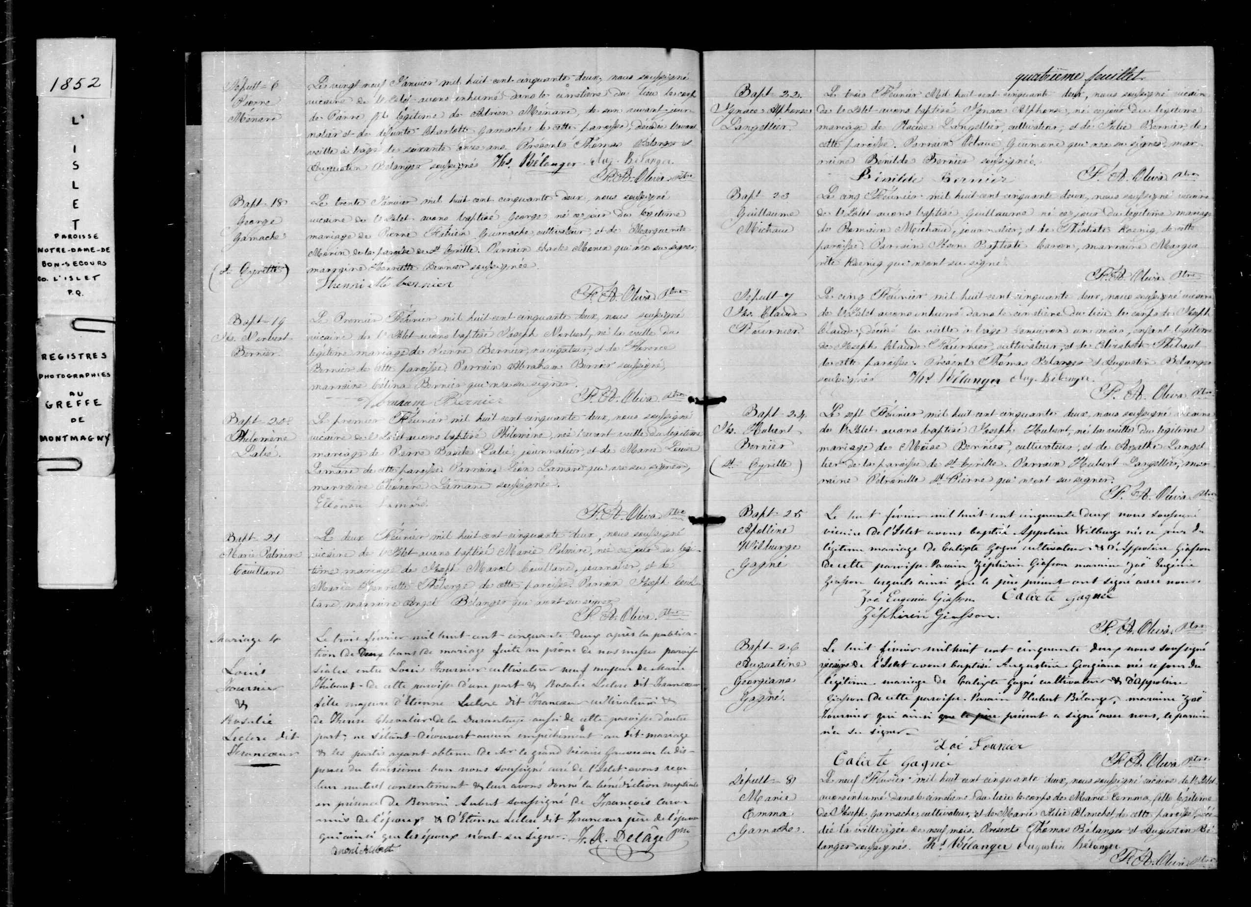 Acte de sépulture