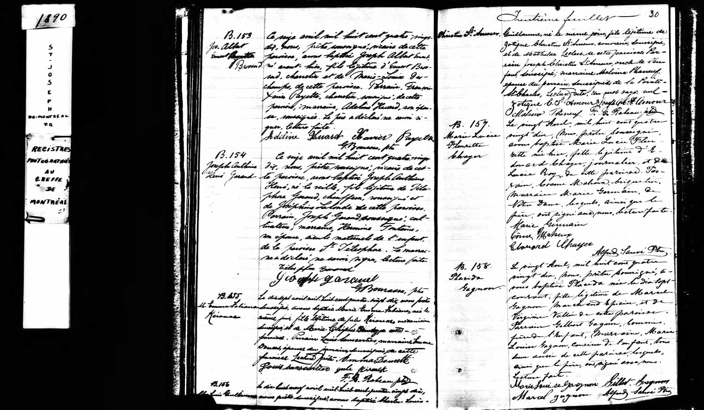 Acte de baptême