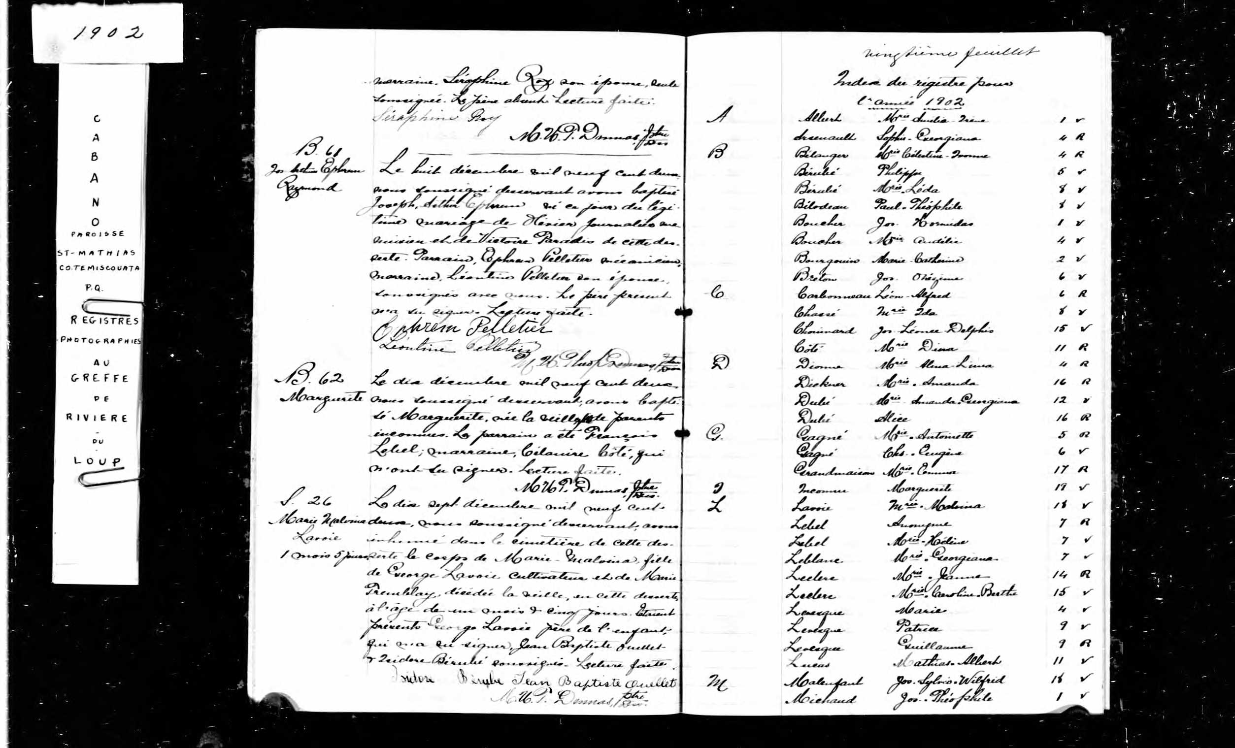 Acte de baptême