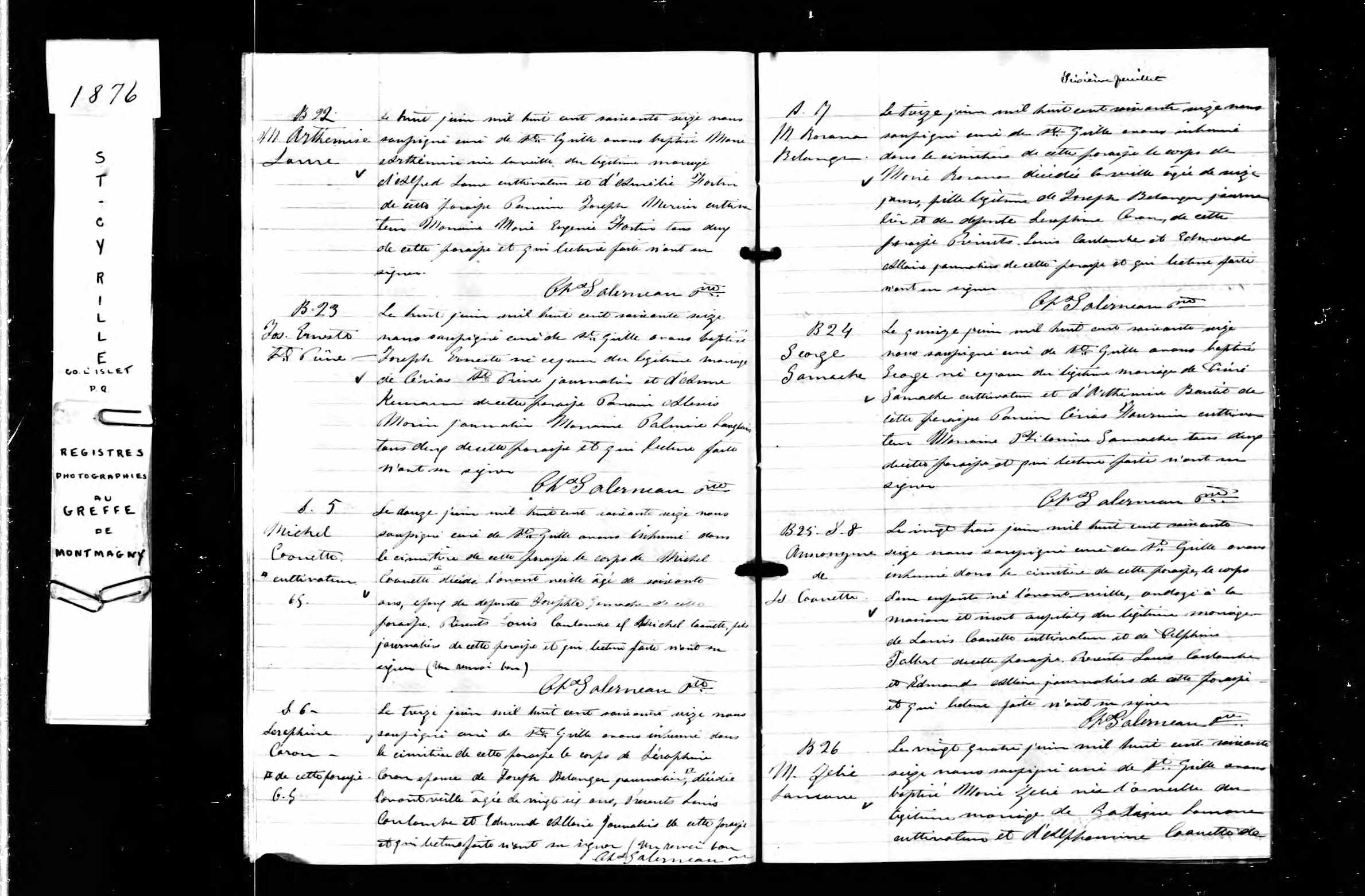 Acte de baptême