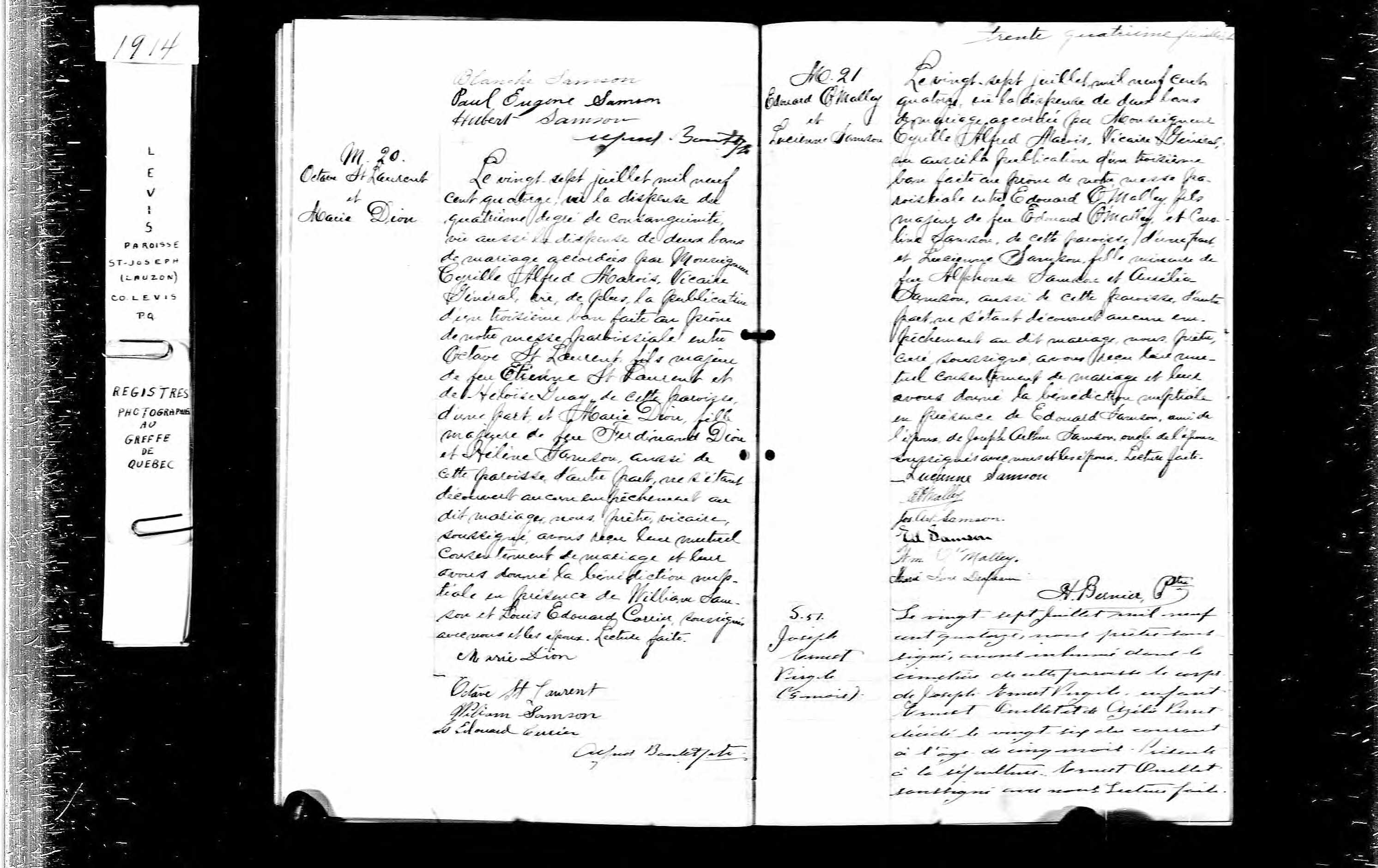  Acte de sépulture