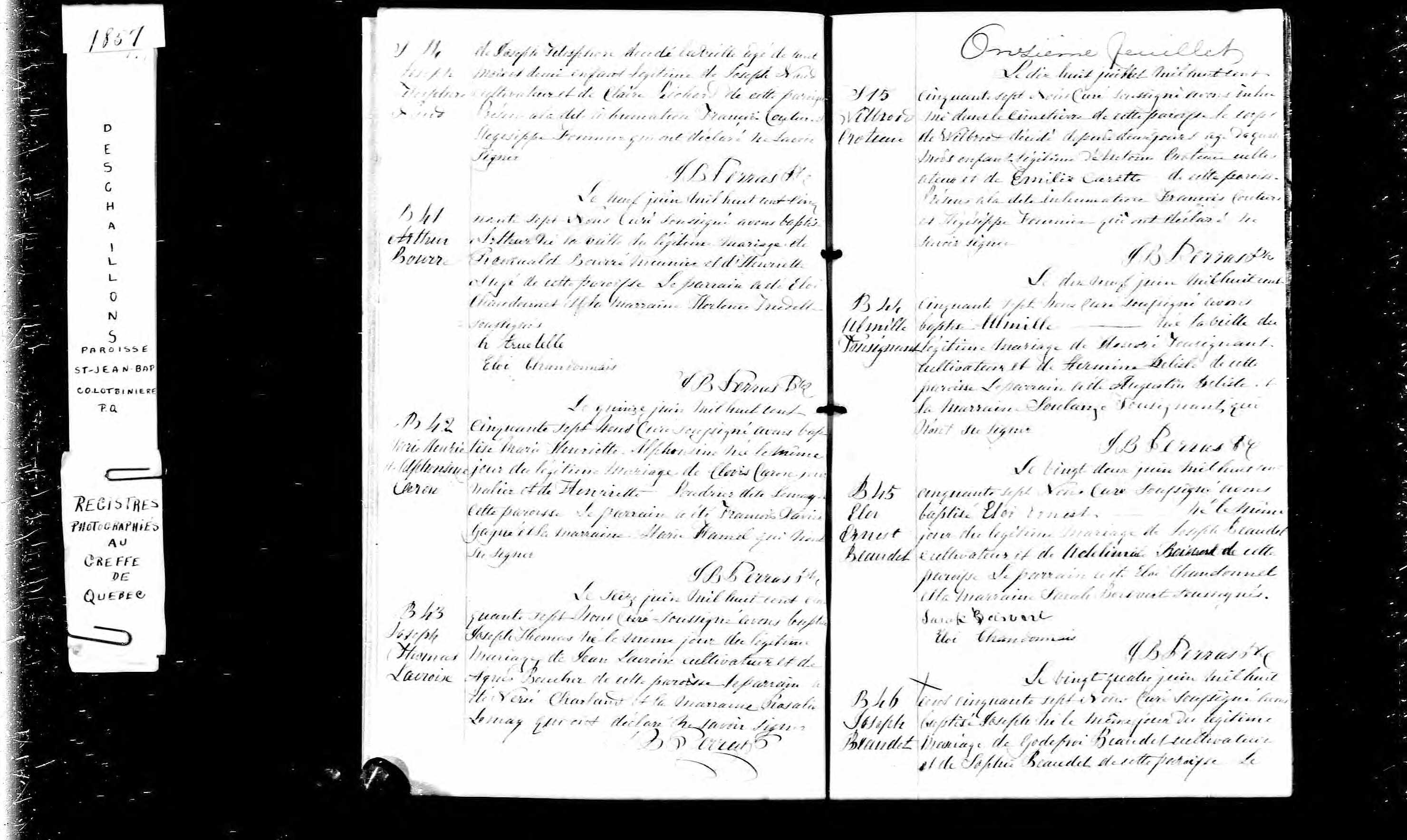 Acte de baptême
