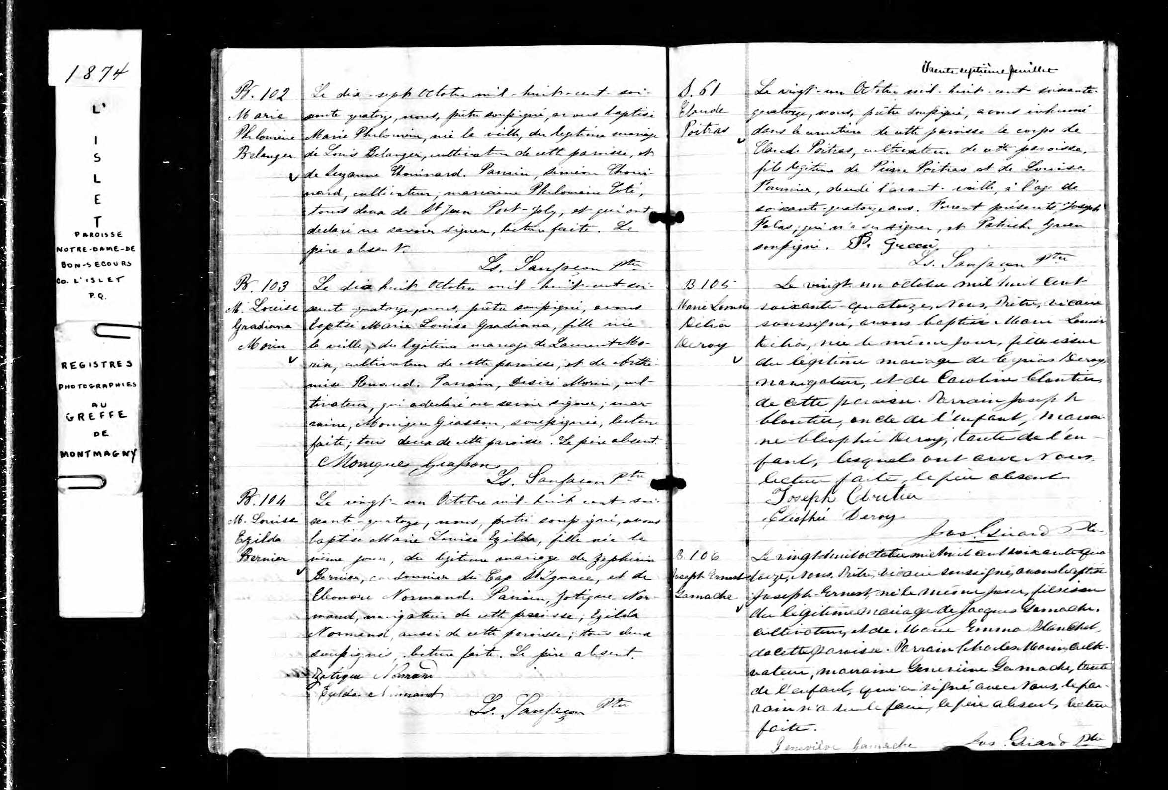 Acte de baptême