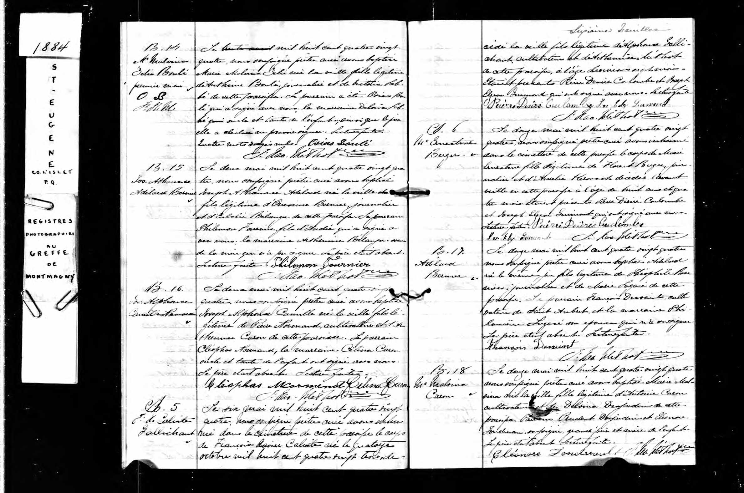 Acte de sépulture
