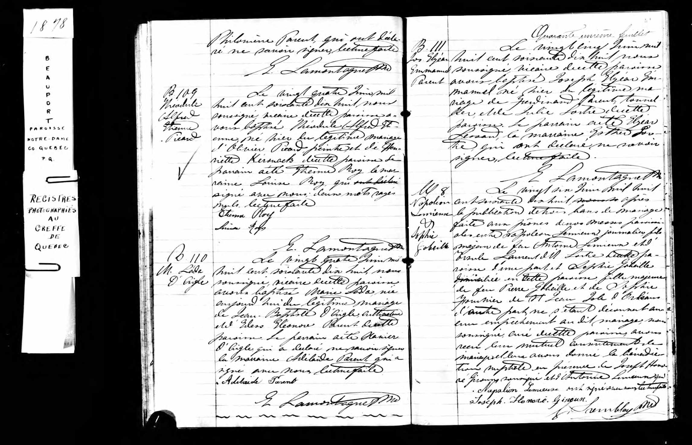 Acte de baptême