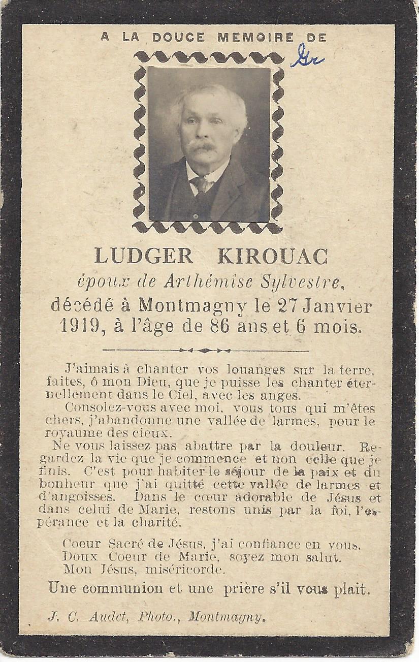 Carte mortuaire